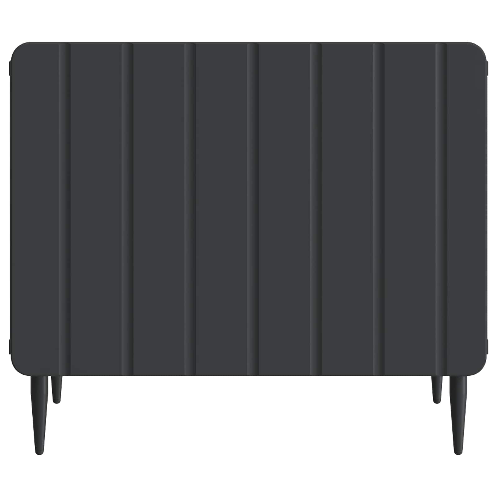 Kava Stol s ladicama Crna 49 x 50 x 42 cm Konstruirano drvo