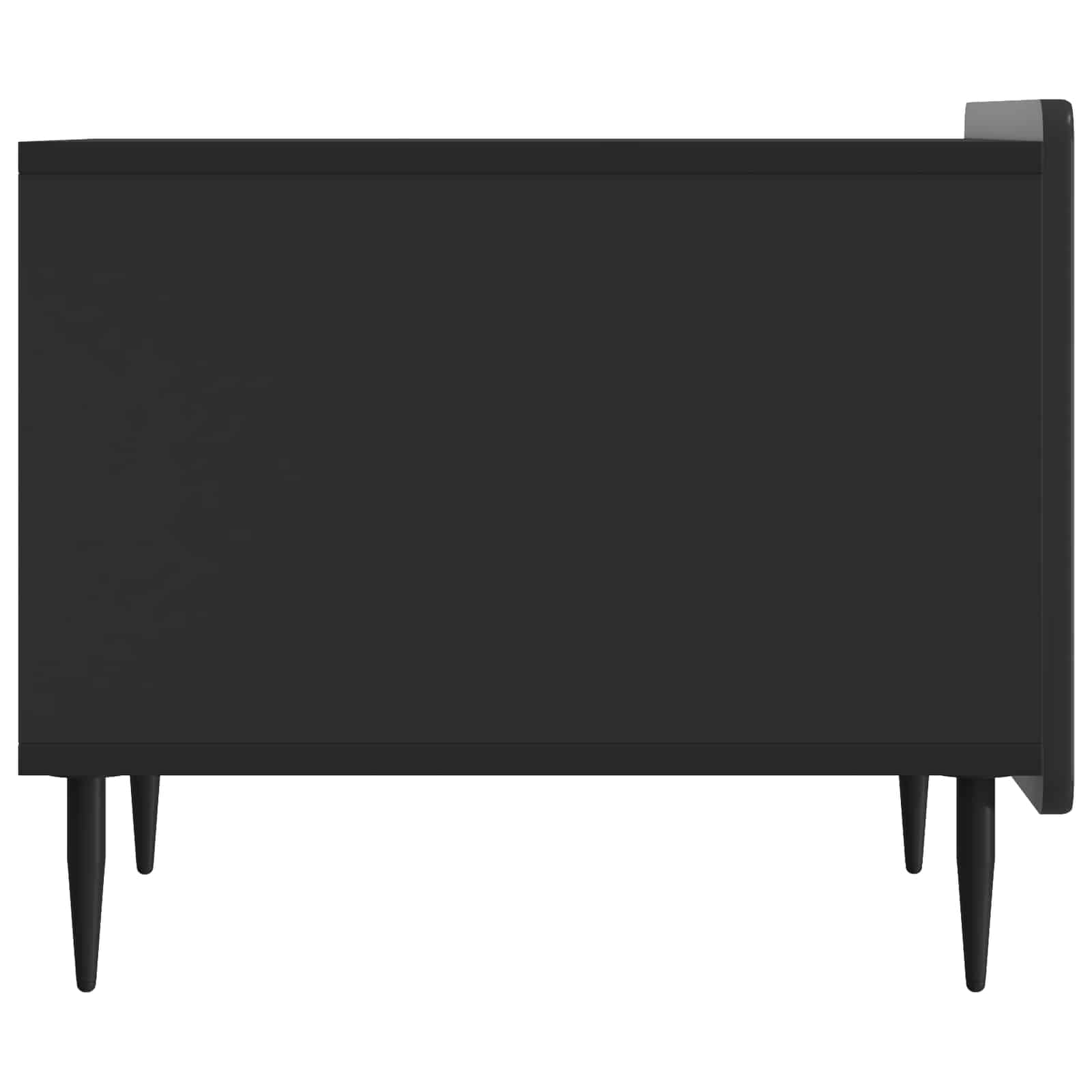 Kava Stol s ladicama Crna 49 x 50 x 42 cm Konstruirano drvo
