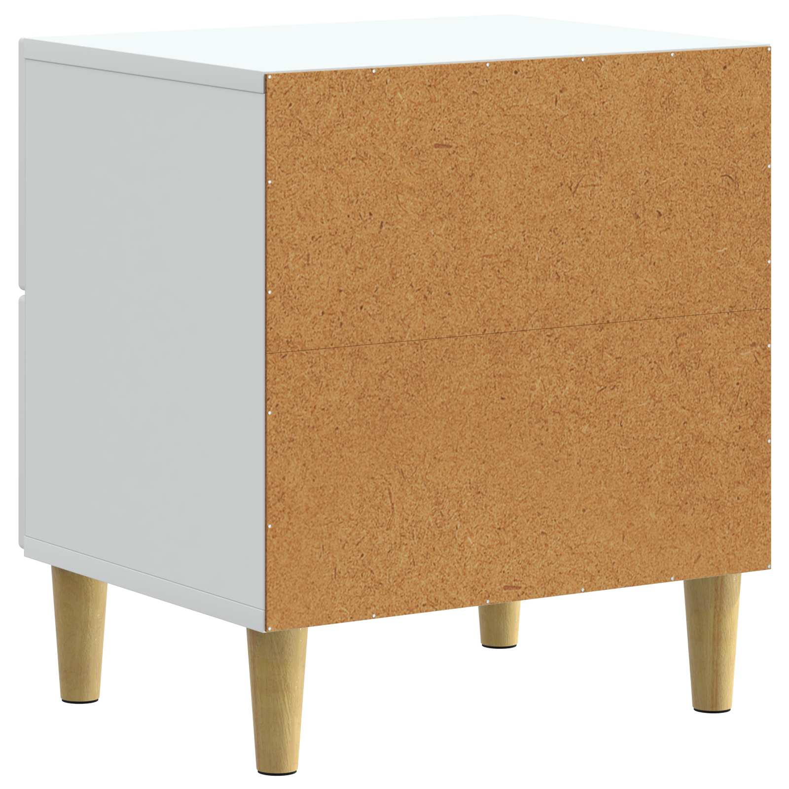 Noćni ormar 2 pcs Bijela 43 x 34,5 x 48 cm Konstruirano drvo