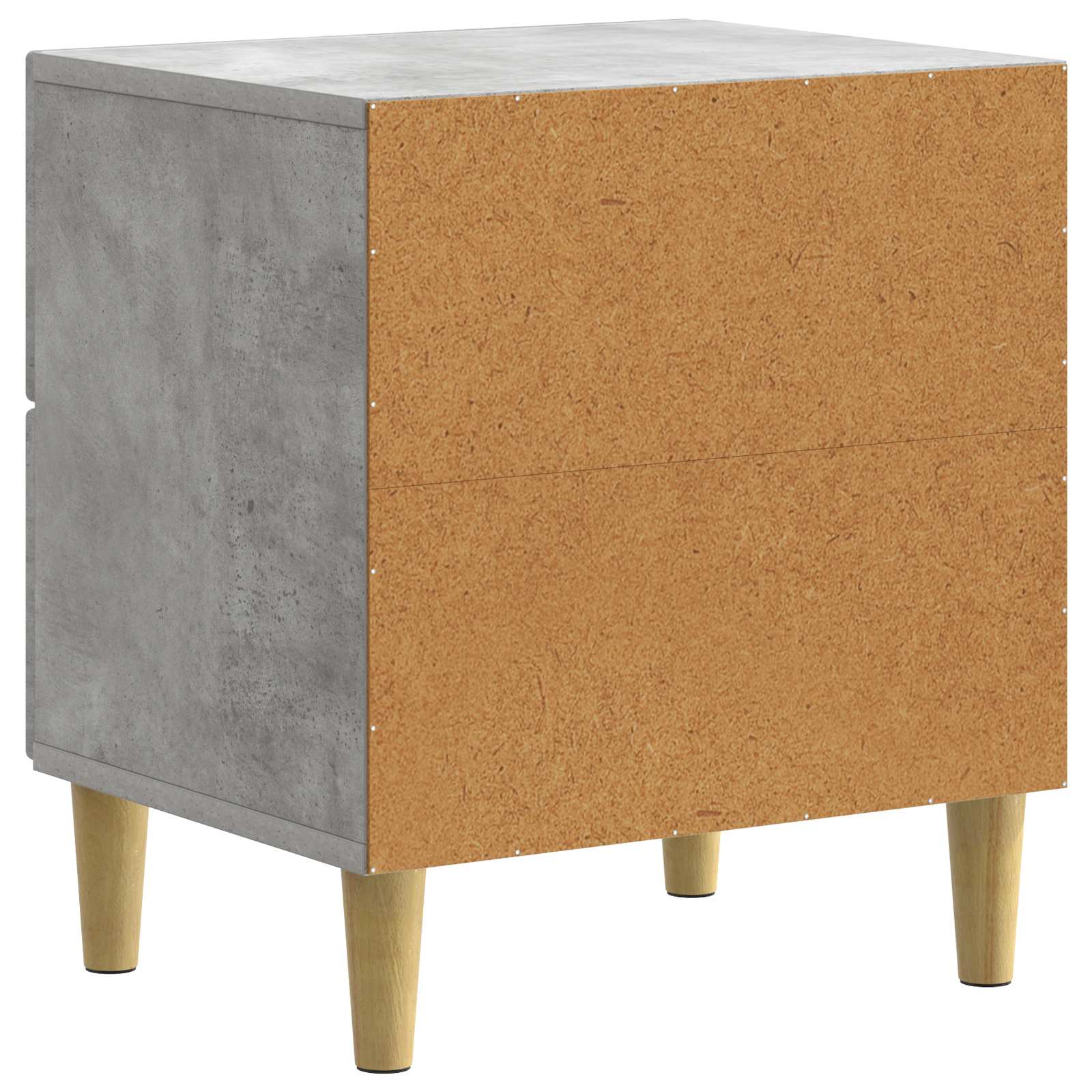 Noćni ormar Betonska siva 43 x 34,5 x 48 cm Konstruirano drvo