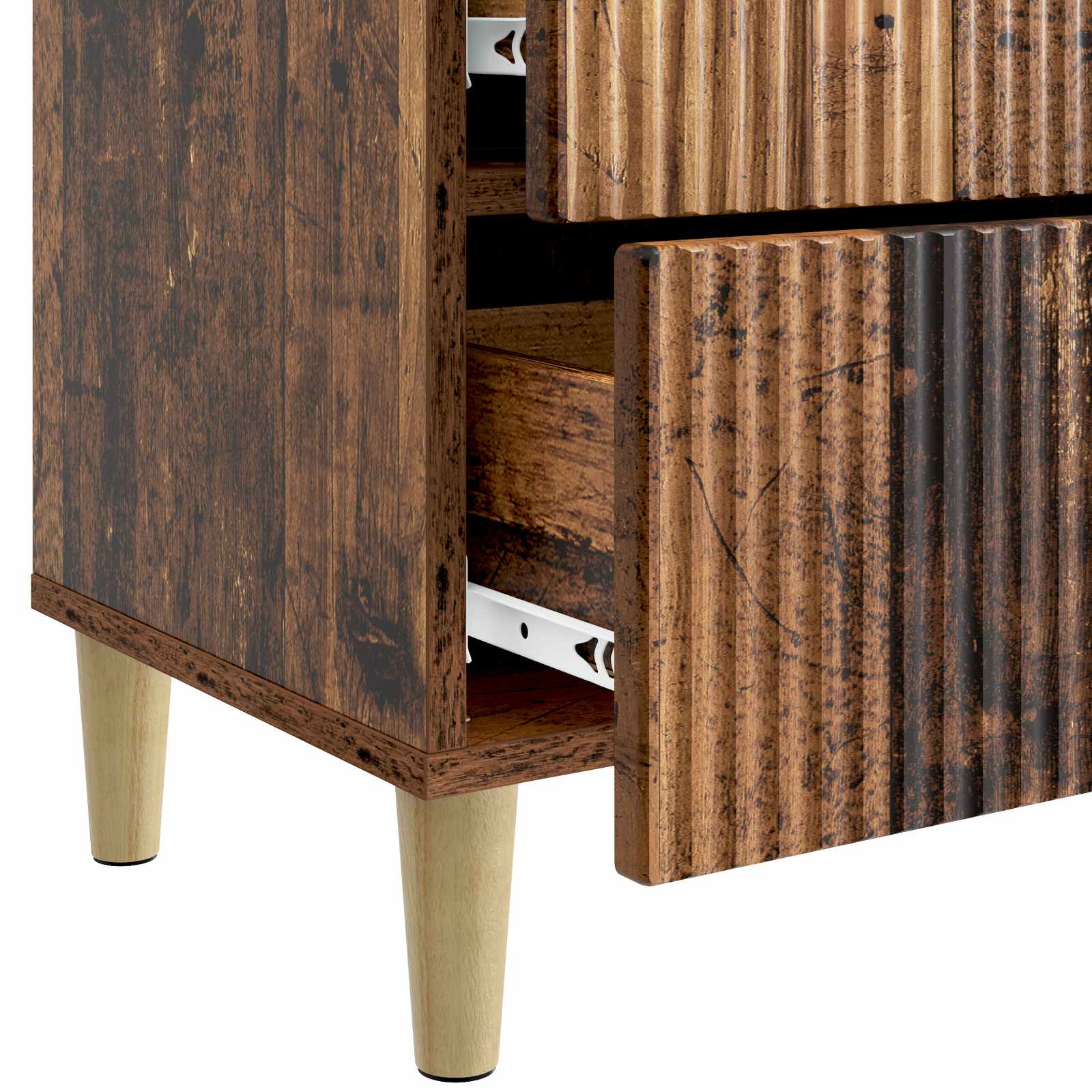 Noćni ormar Staro drvo 43 x 34,5 x 48 cm Konstruirano drvo