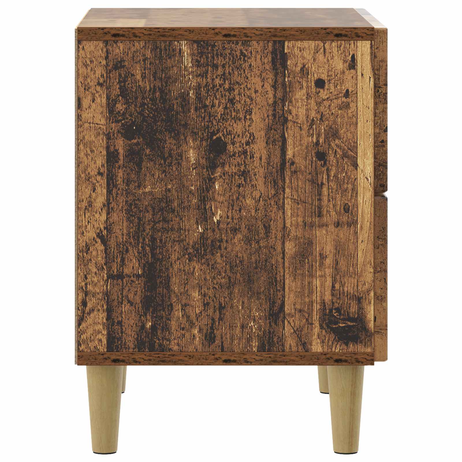 Noćni ormar s ladicama 2 pcs Staro drvo 43 x 34,5 x 48 cm