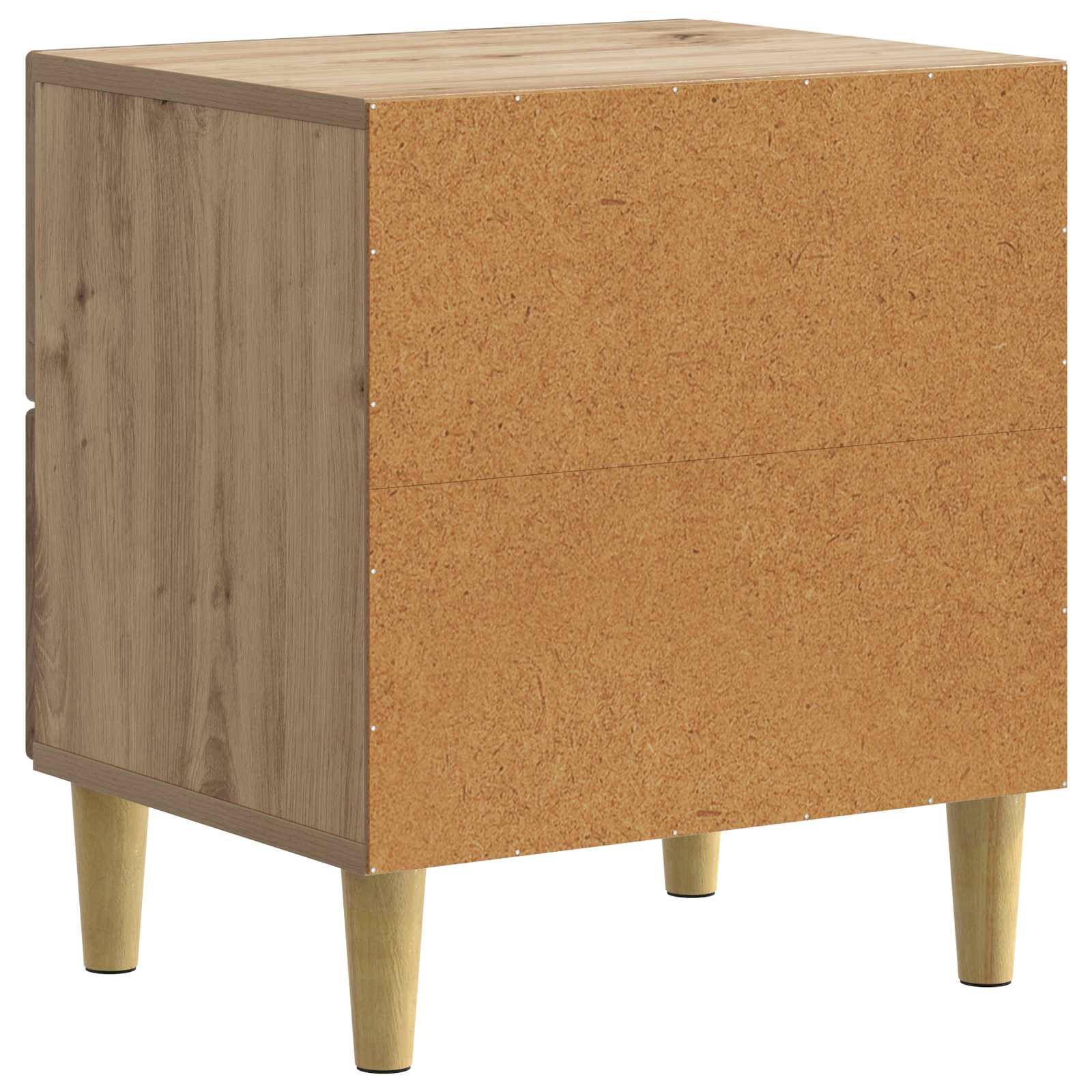 Noćni ormar s ladicama 2 pcs Hrast artisan 43 x 34,5 x 48 cm