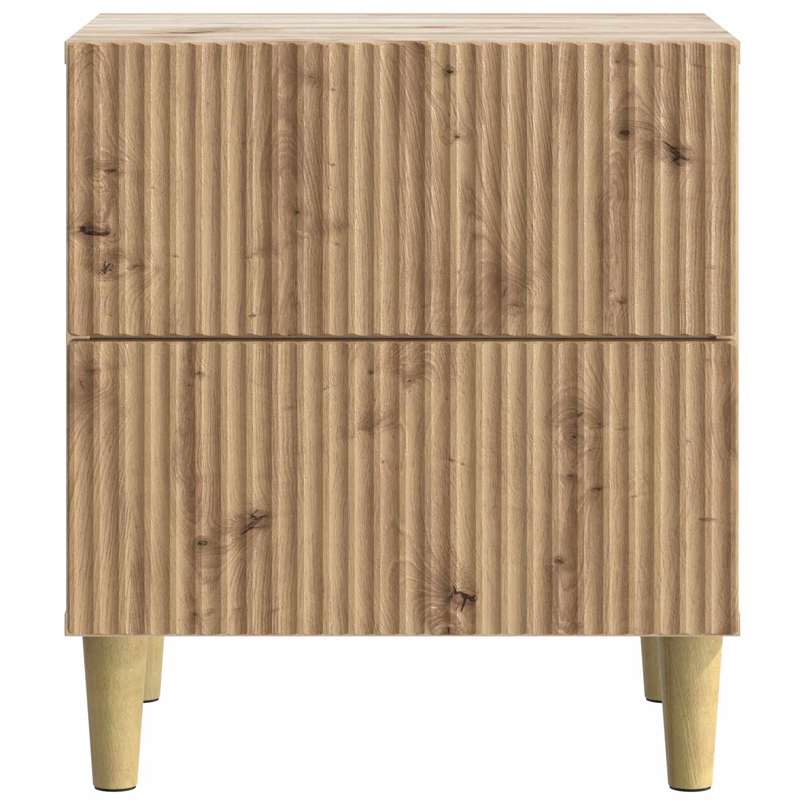 Noćni ormar s ladicama 2 pcs Hrast artisan 43 x 34,5 x 48 cm