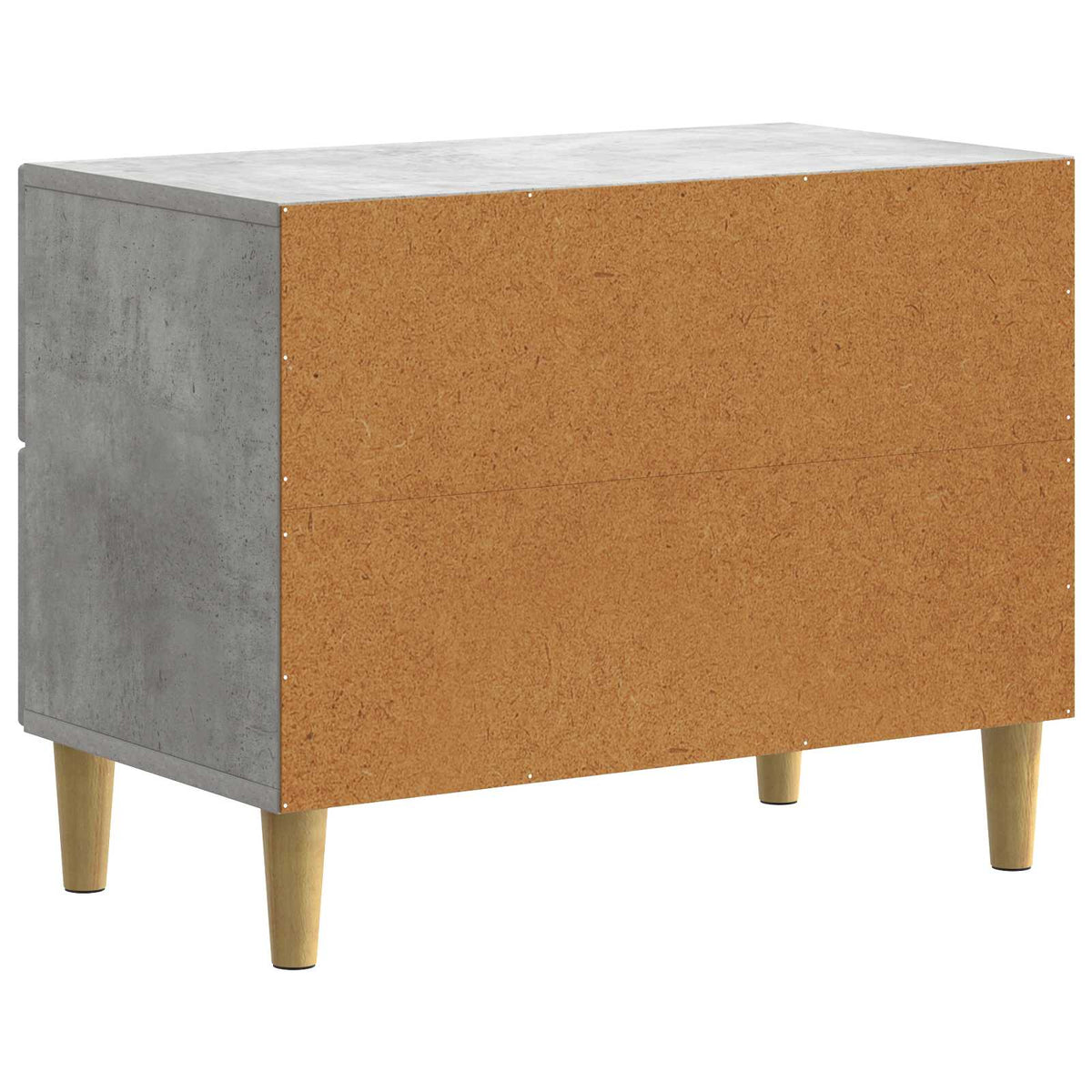 Noćni ormar Betonska siva 62 x 34,5 x 48 cm Konstruirano drvo