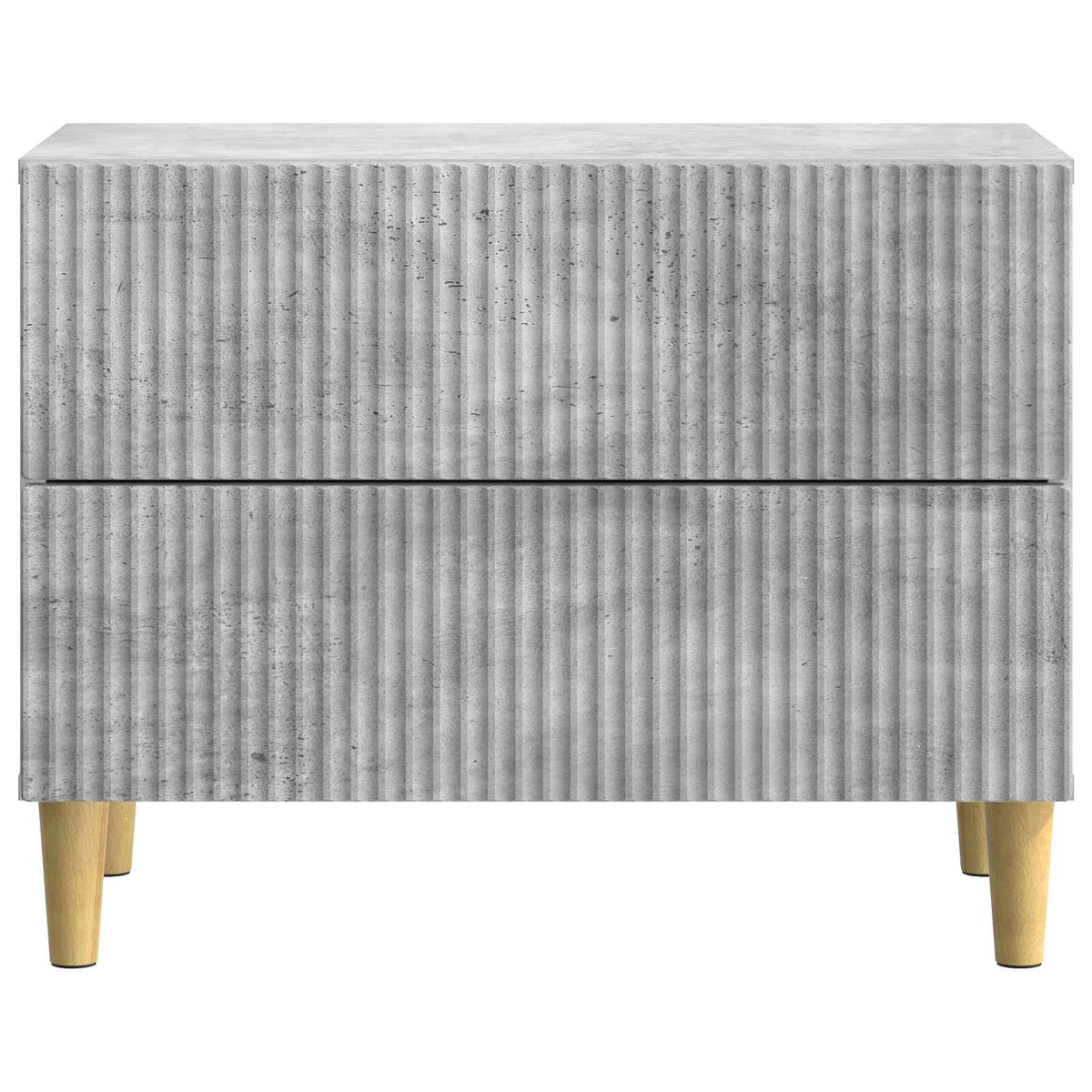 Noćni ormar Betonska siva 62 x 34,5 x 48 cm Konstruirano drvo