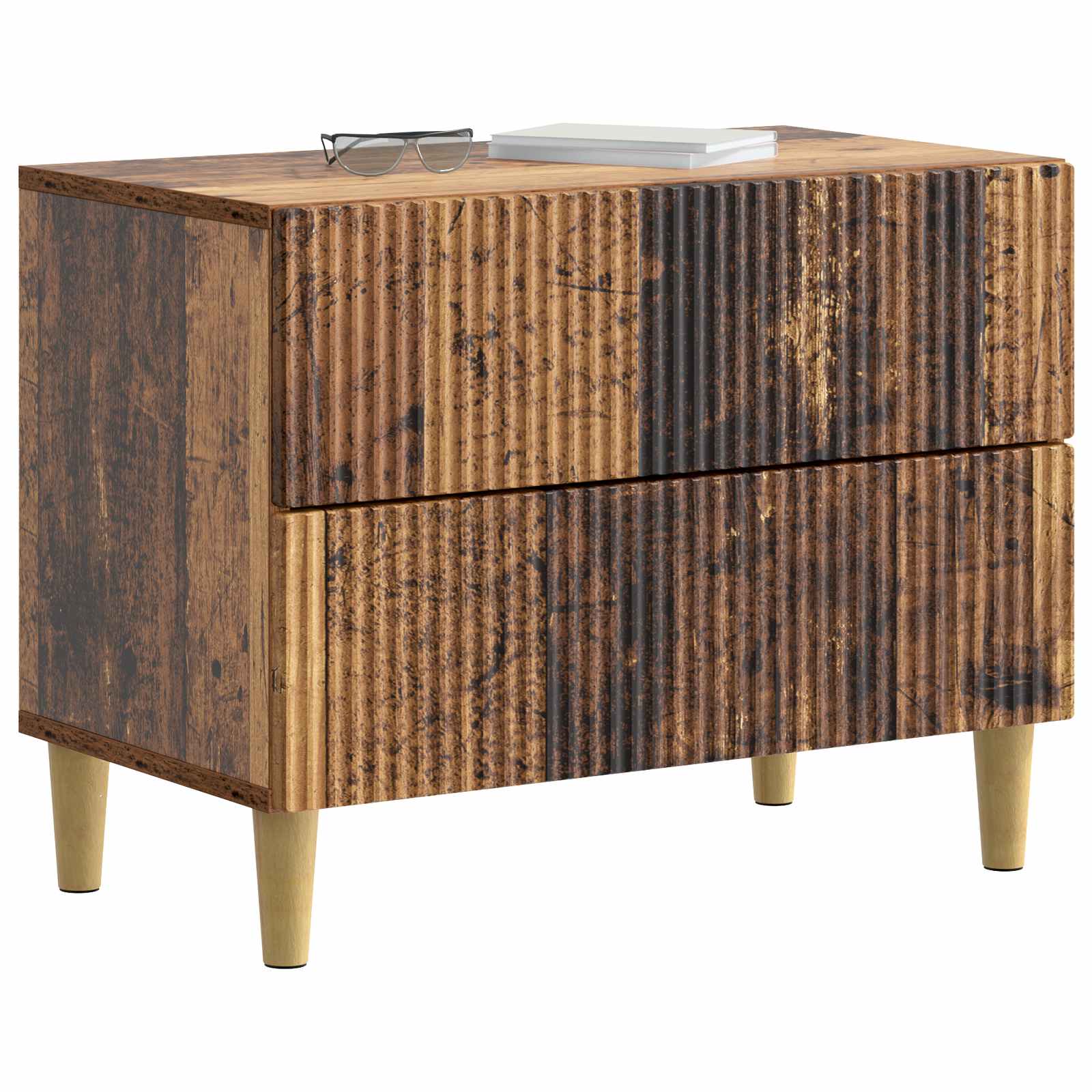 Noćni ormar Staro drvo 62 x 34,5 x 48 cm Konstruirano drvo