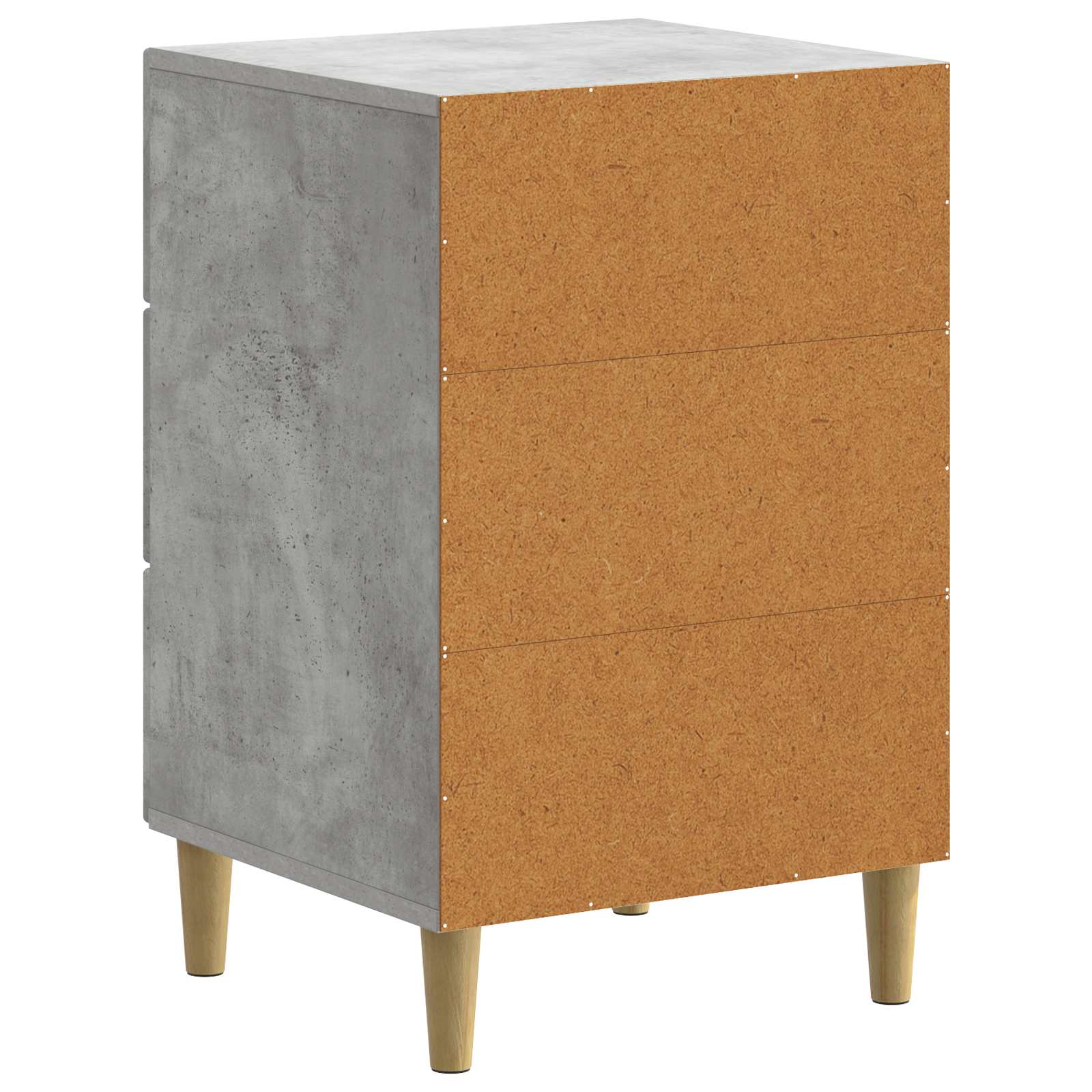 Noćni ormar Betonska siva 43 x 41 x 66,5 cm Konstruirano drvo