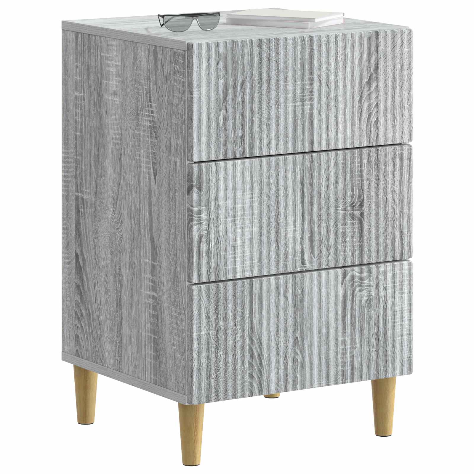 Noćni ormar Siva sonoma 43 x 41 x 66,5 cm Konstruirano drvo