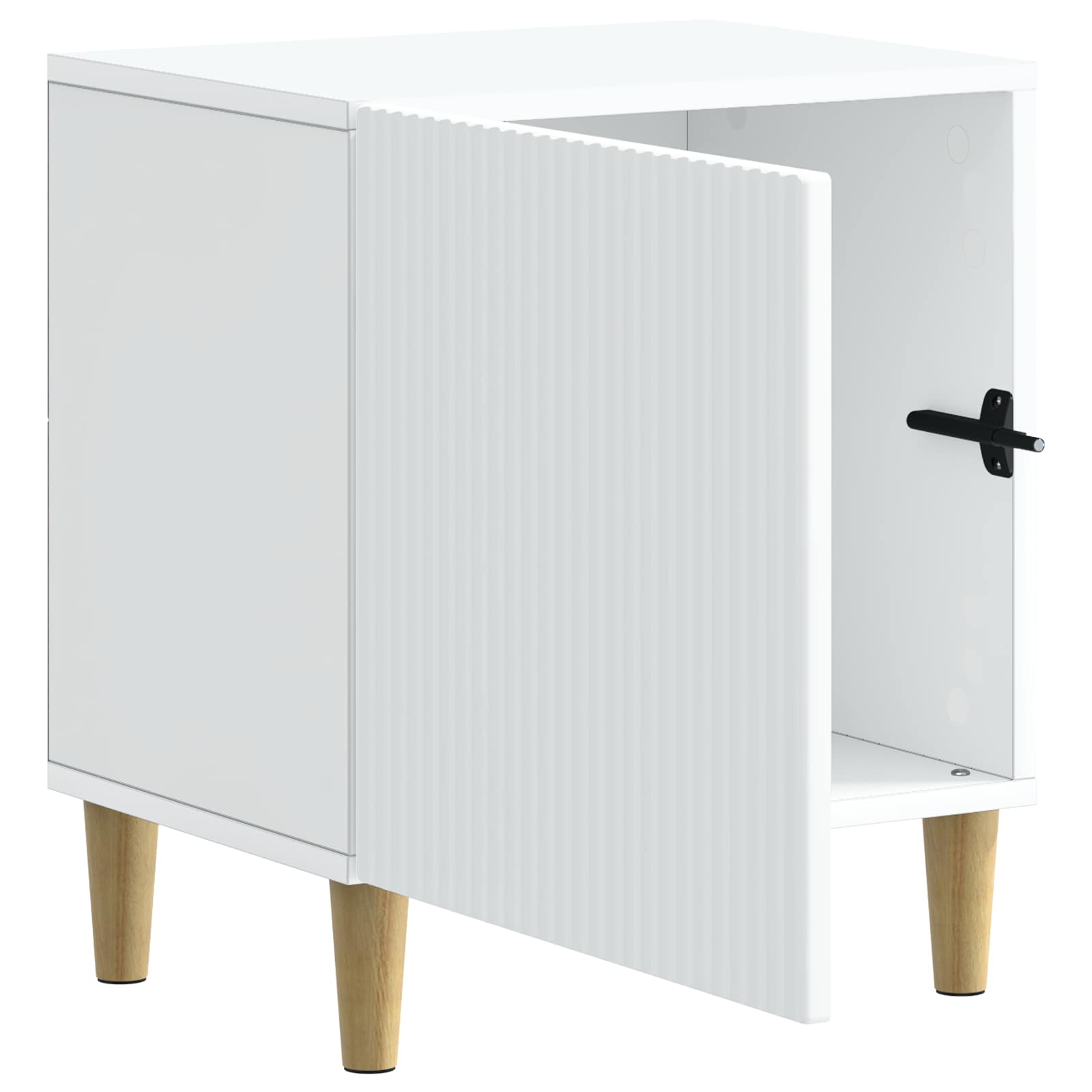 Noćni ormar 2 pcs Bijela 43 x 34,5 x 50 cm Konstruirano drvo