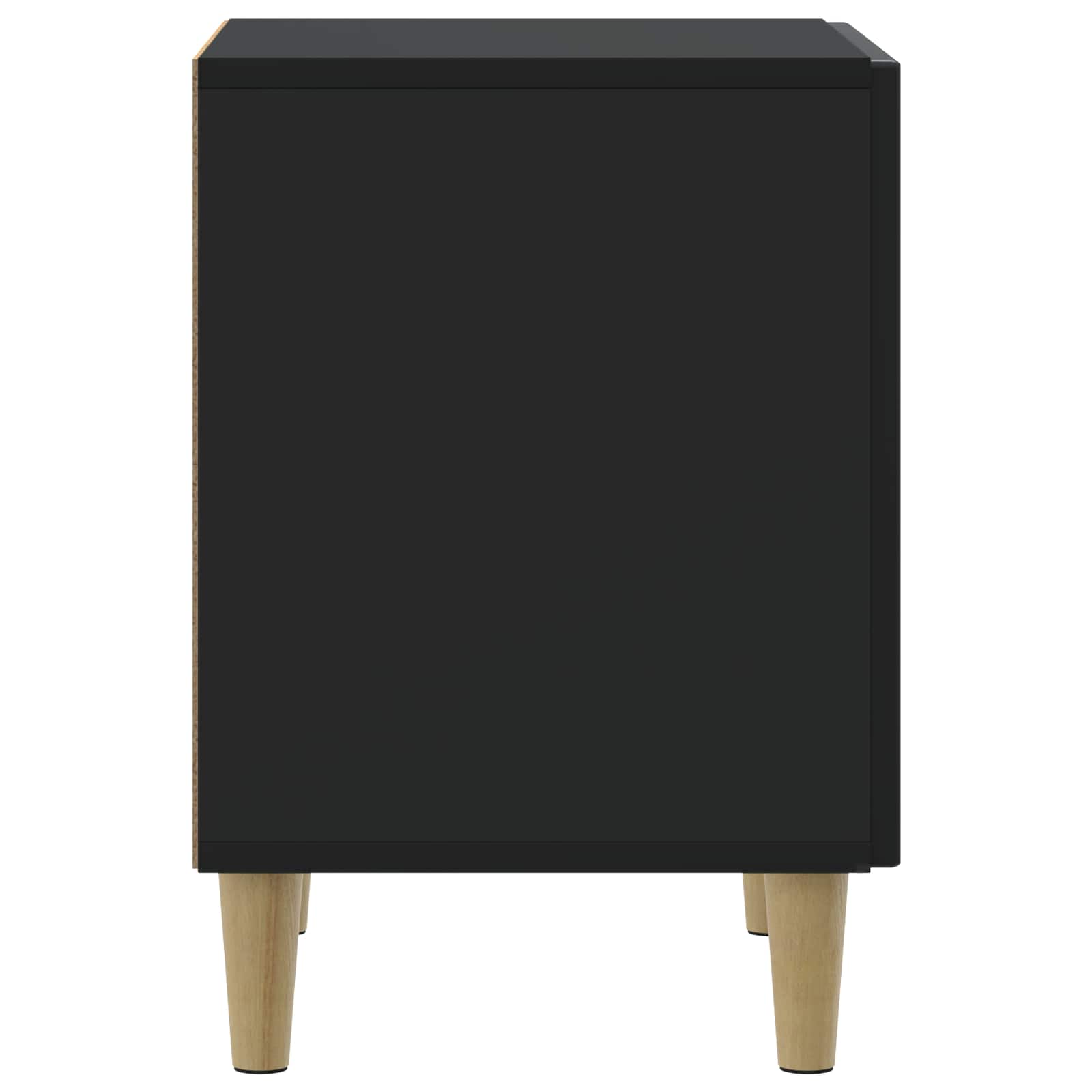 Noćni ormar Crna 43 x 34,5 x 50 cm Konstruirano drvo