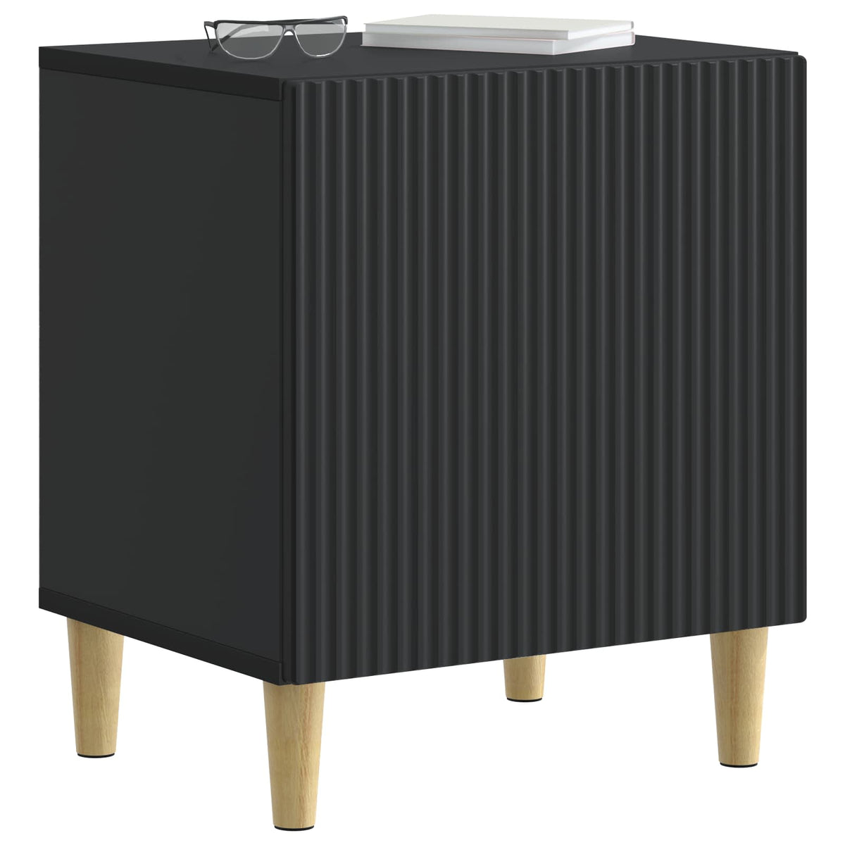 Noćni ormar 2 pcs Crna 43 x 34,5 x 50 cm Konstruirano drvo