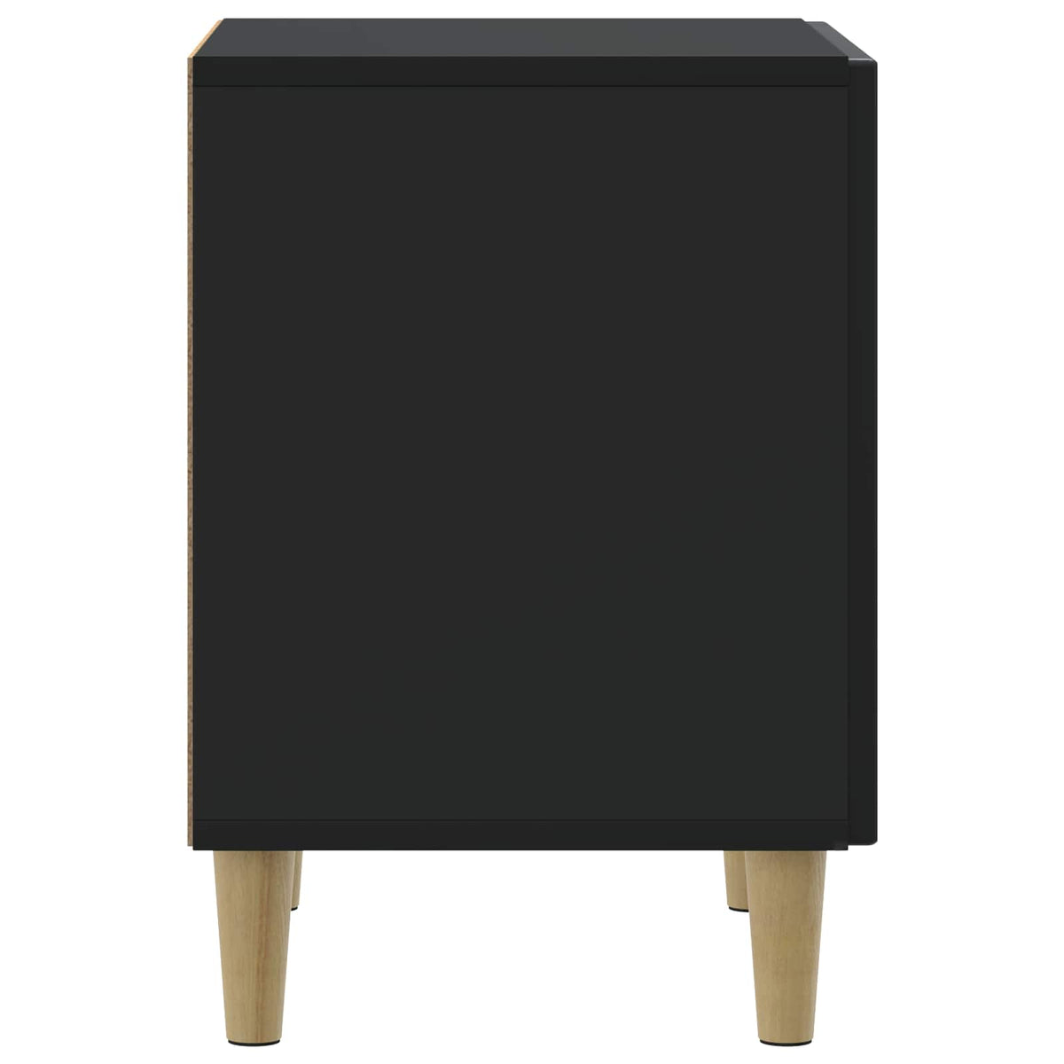 Noćni ormar 2 pcs Crna 43 x 34,5 x 50 cm Konstruirano drvo