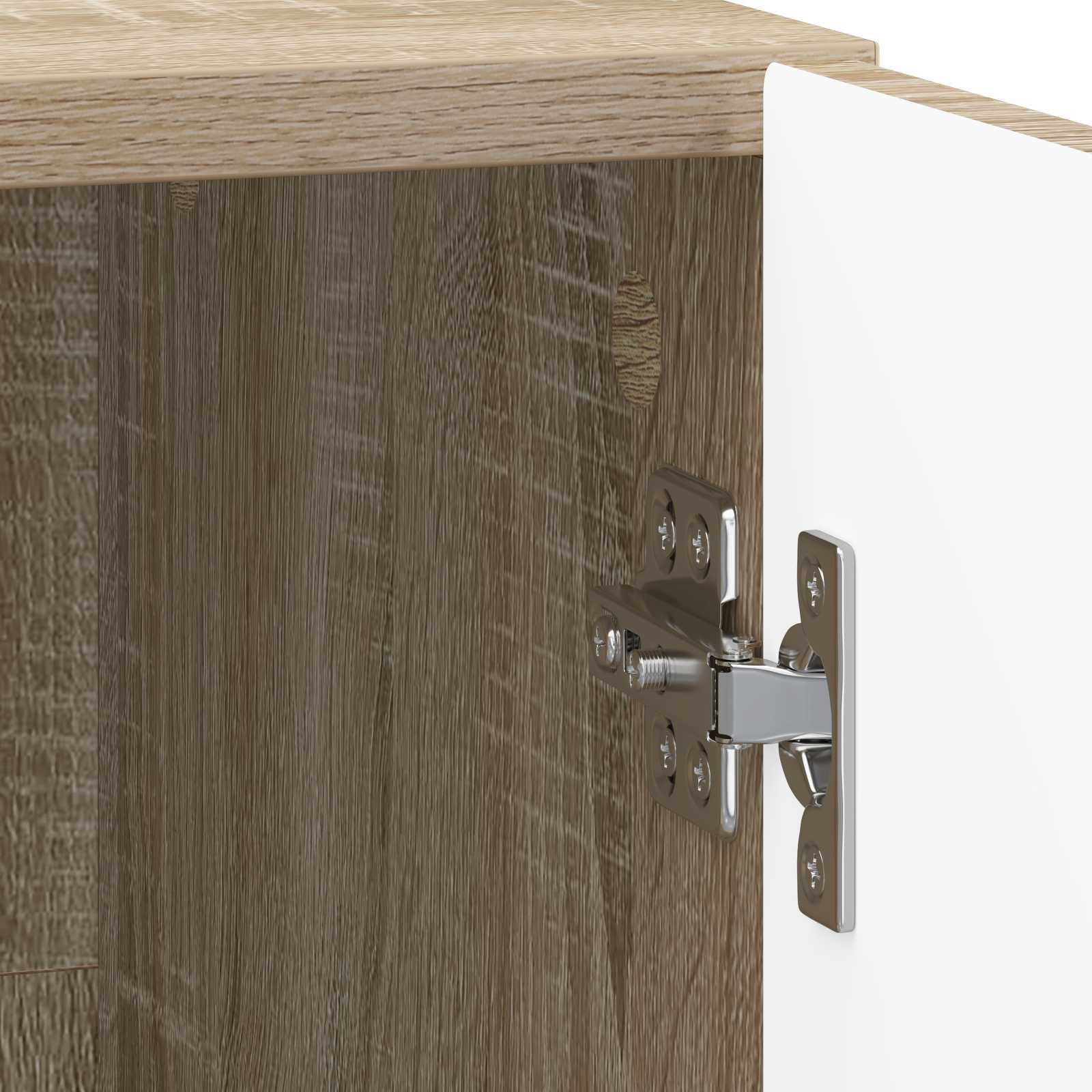 Noćni ormar 2 pcs Hrast sonoma 43 x 34,5 x 50 cm