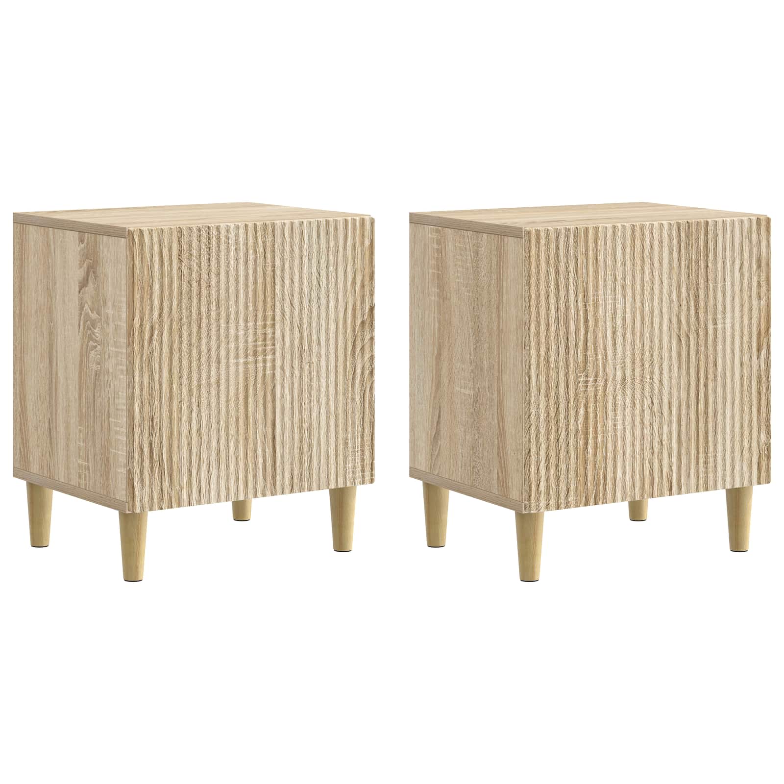 Noćni ormar 2 pcs Hrast sonoma 43 x 34,5 x 50 cm