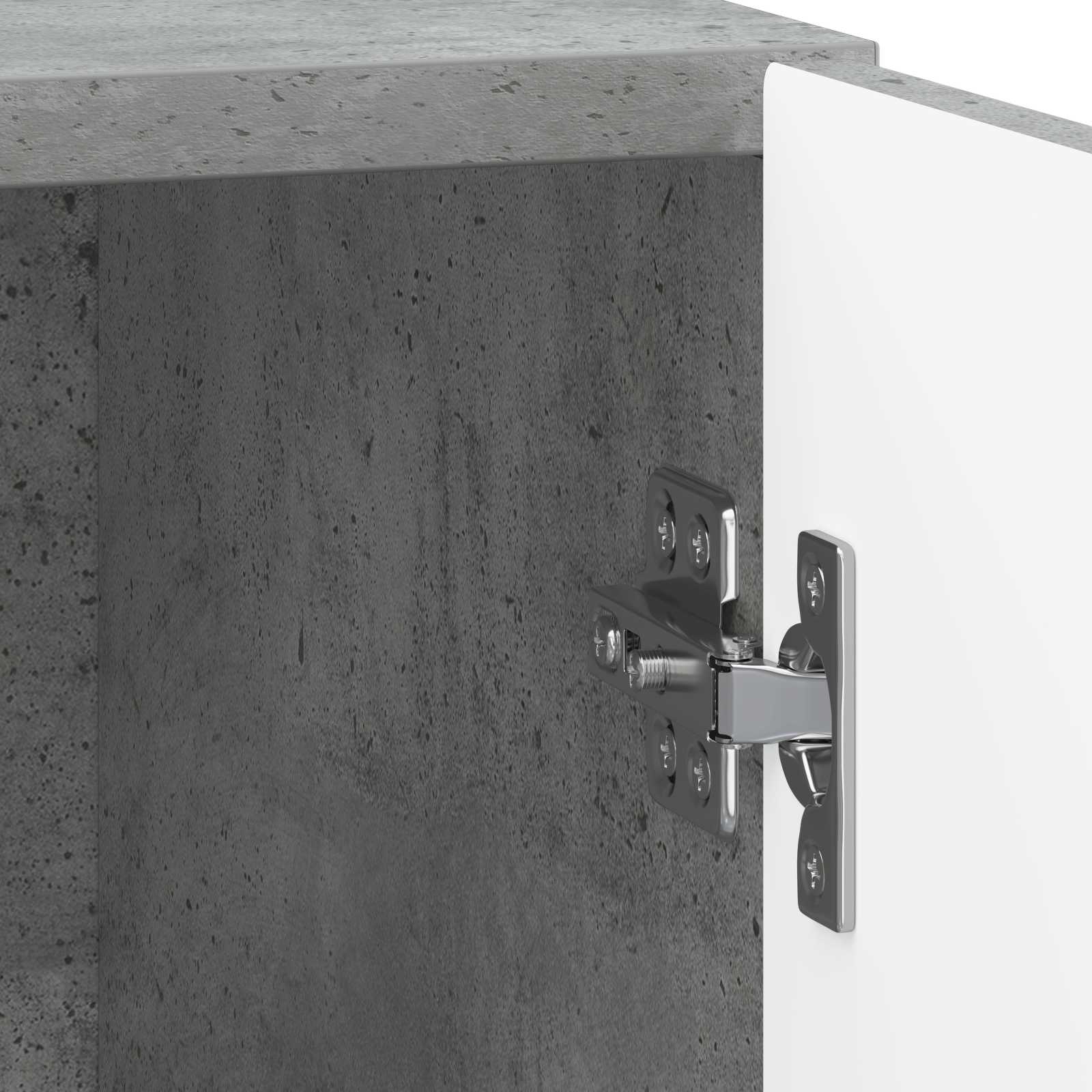 Noćni ormar Betonska siva 43 x 34,5 x 50 cm Konstruirano drvo