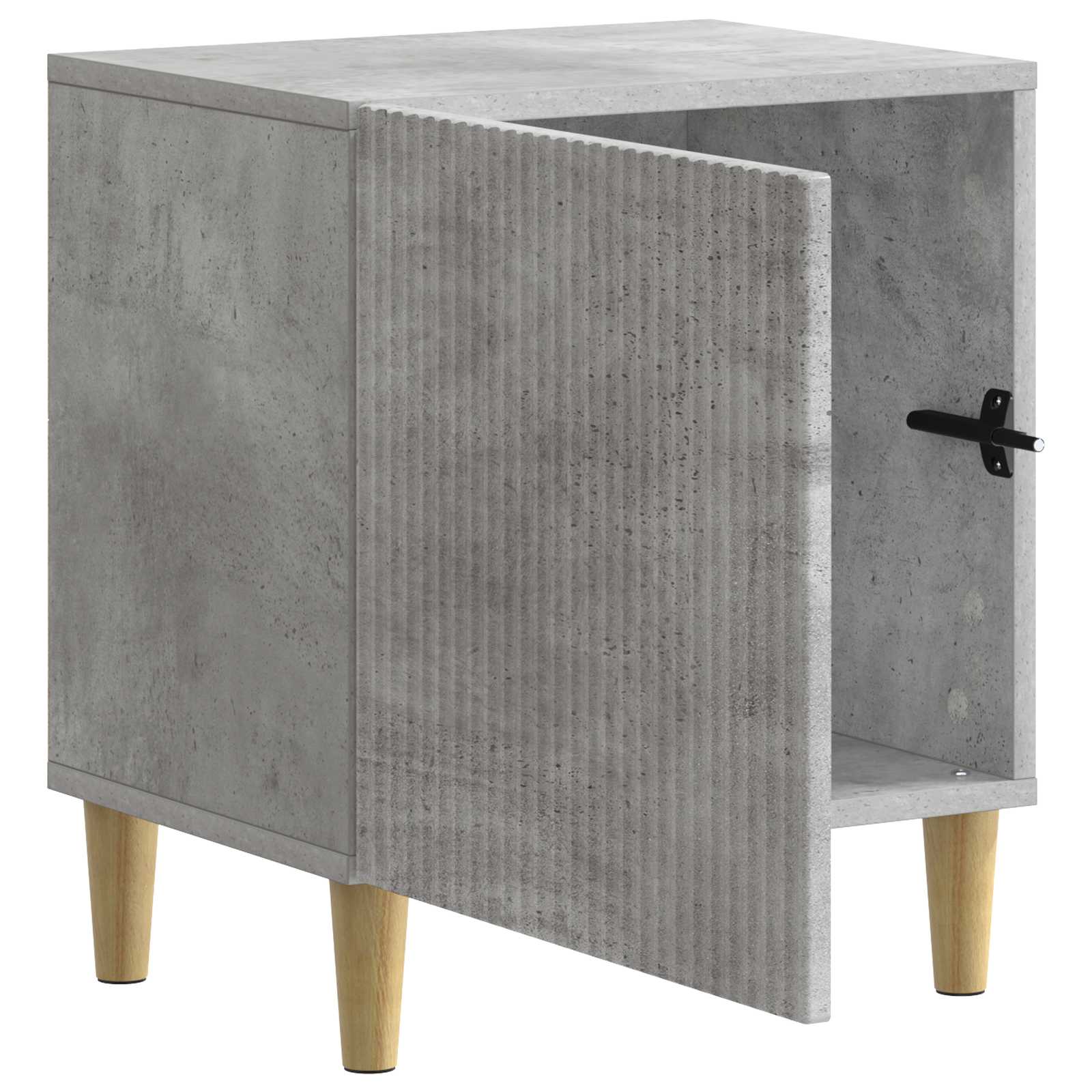 Noćni ormar 2 pcs Betonska siva 43 x 34,5 x 50 cm