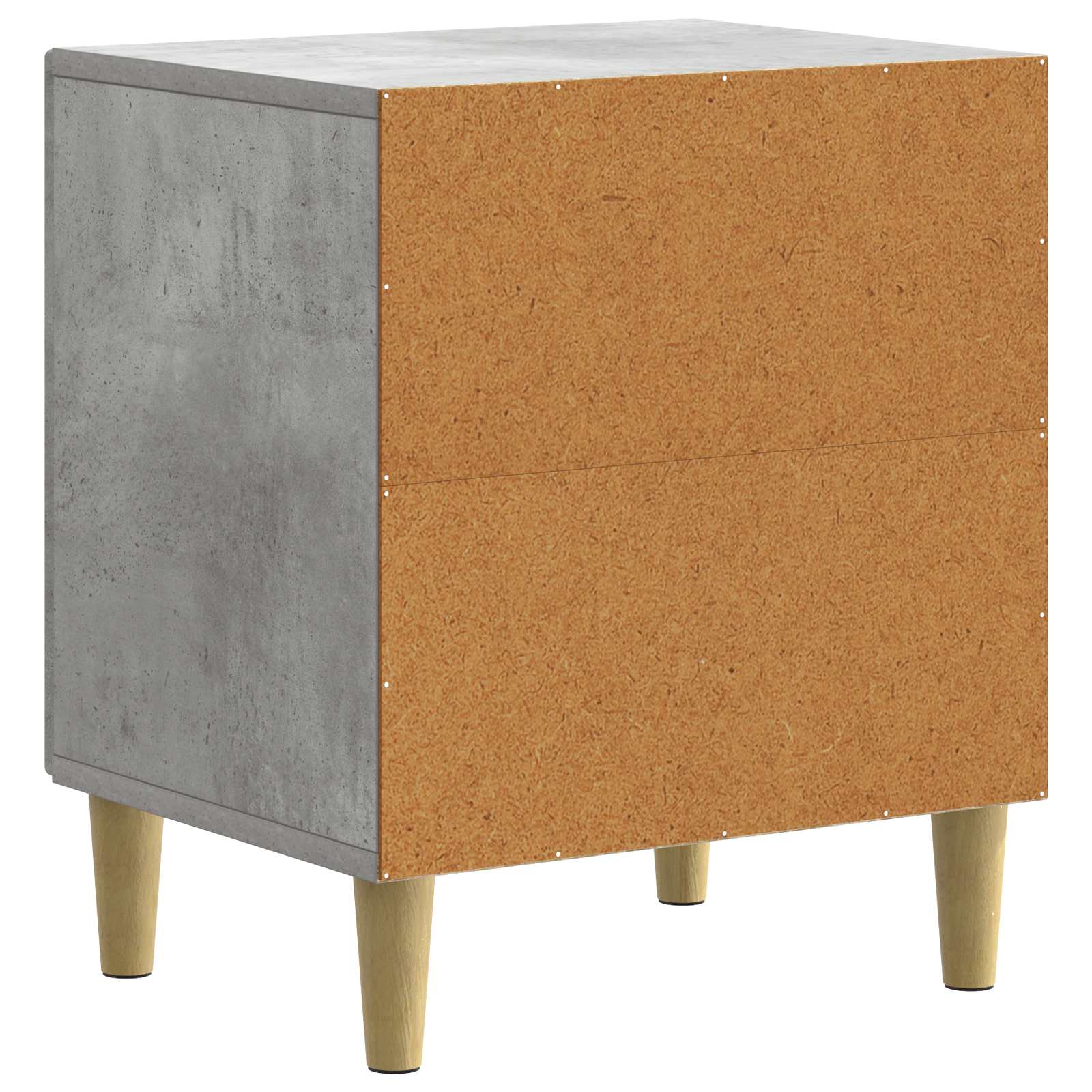 Noćni ormar 2 pcs Betonska siva 43 x 34,5 x 50 cm