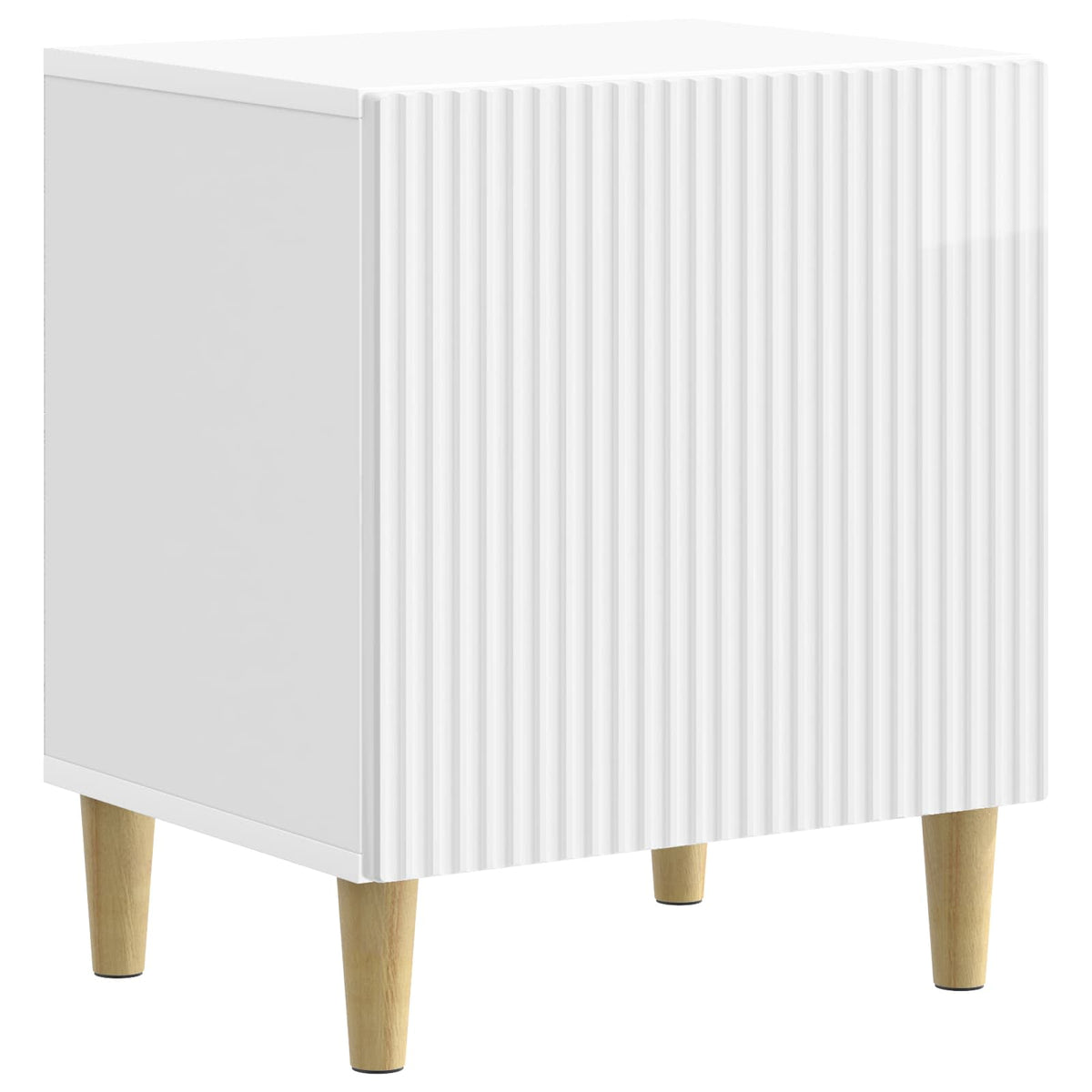 Noćni ormar 2 pcs Bijela visokog sjaja 43 x 34,5 x 50 cm