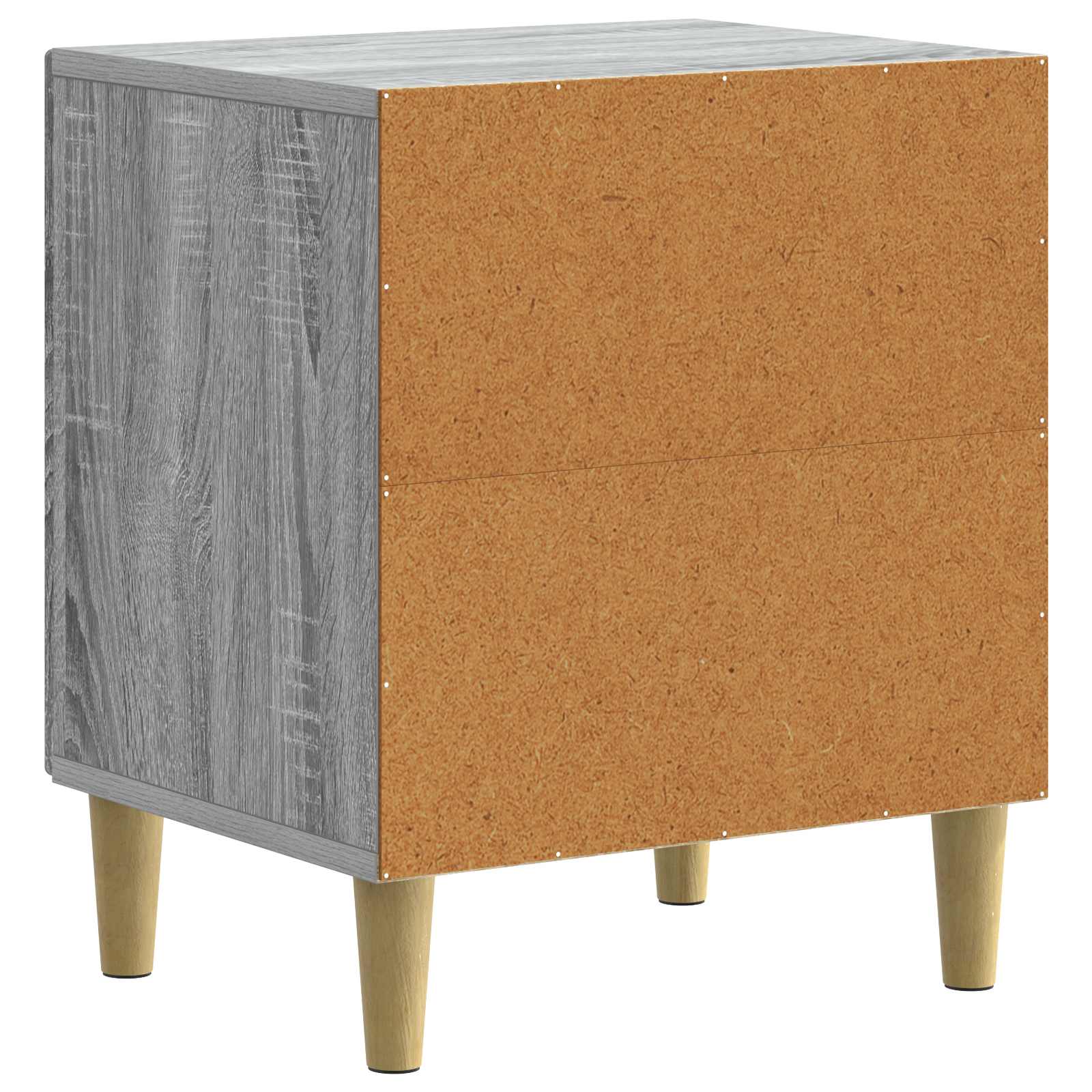 Noćni ormar 2 pcs Siva sonoma 43 x 34,5 x 50 cm