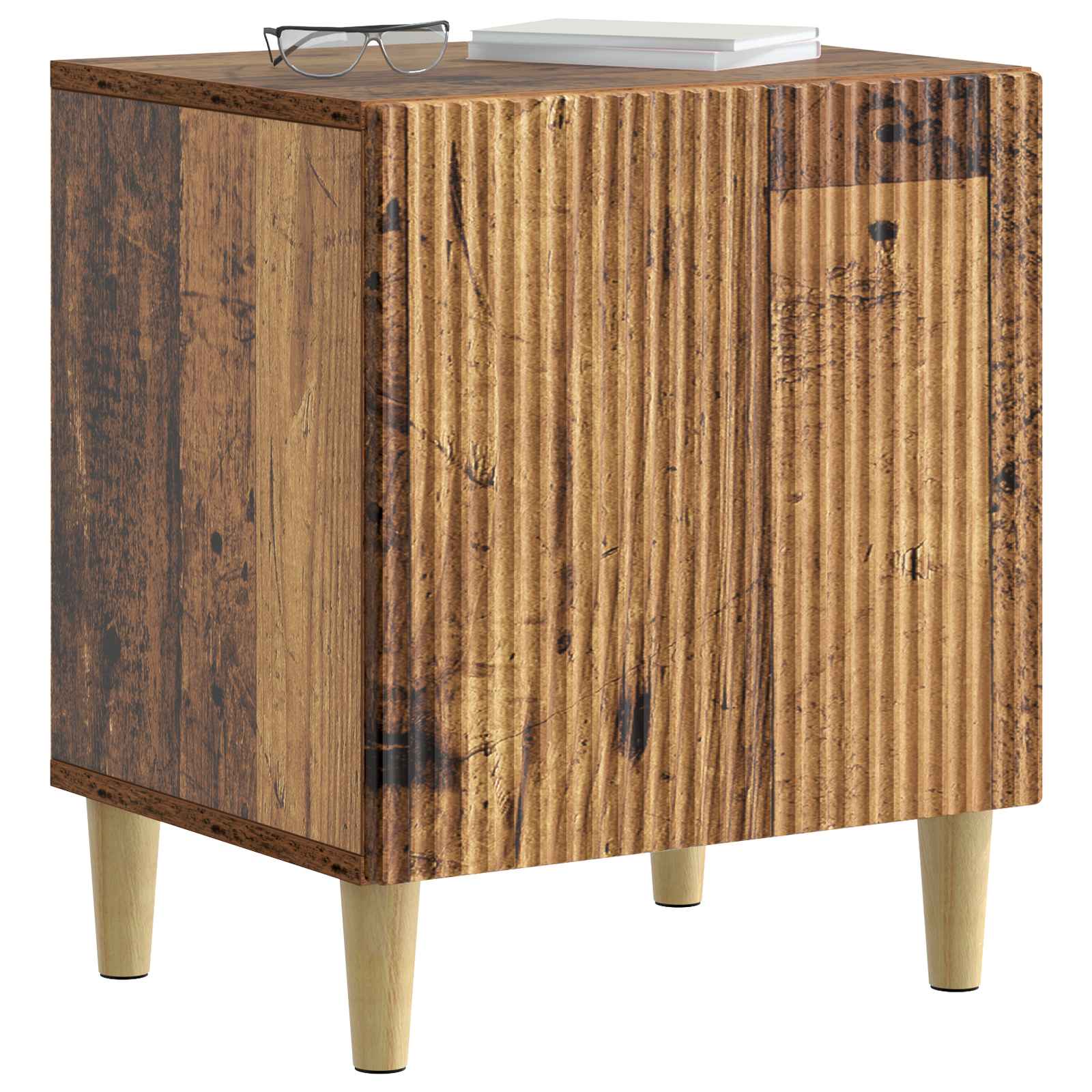 Noćni ormar 2 pcs Staro drvo 43 x 34,5 x 50 cm