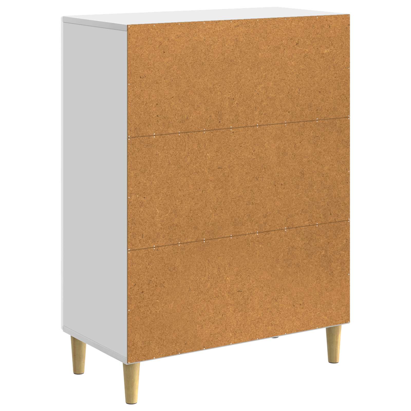 Kreveta Bijela visokog sjaja 66 x 34,5 x 90 cm