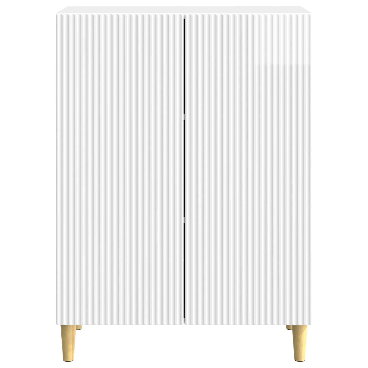 Kreveta Bijela visokog sjaja 66 x 34,5 x 90 cm