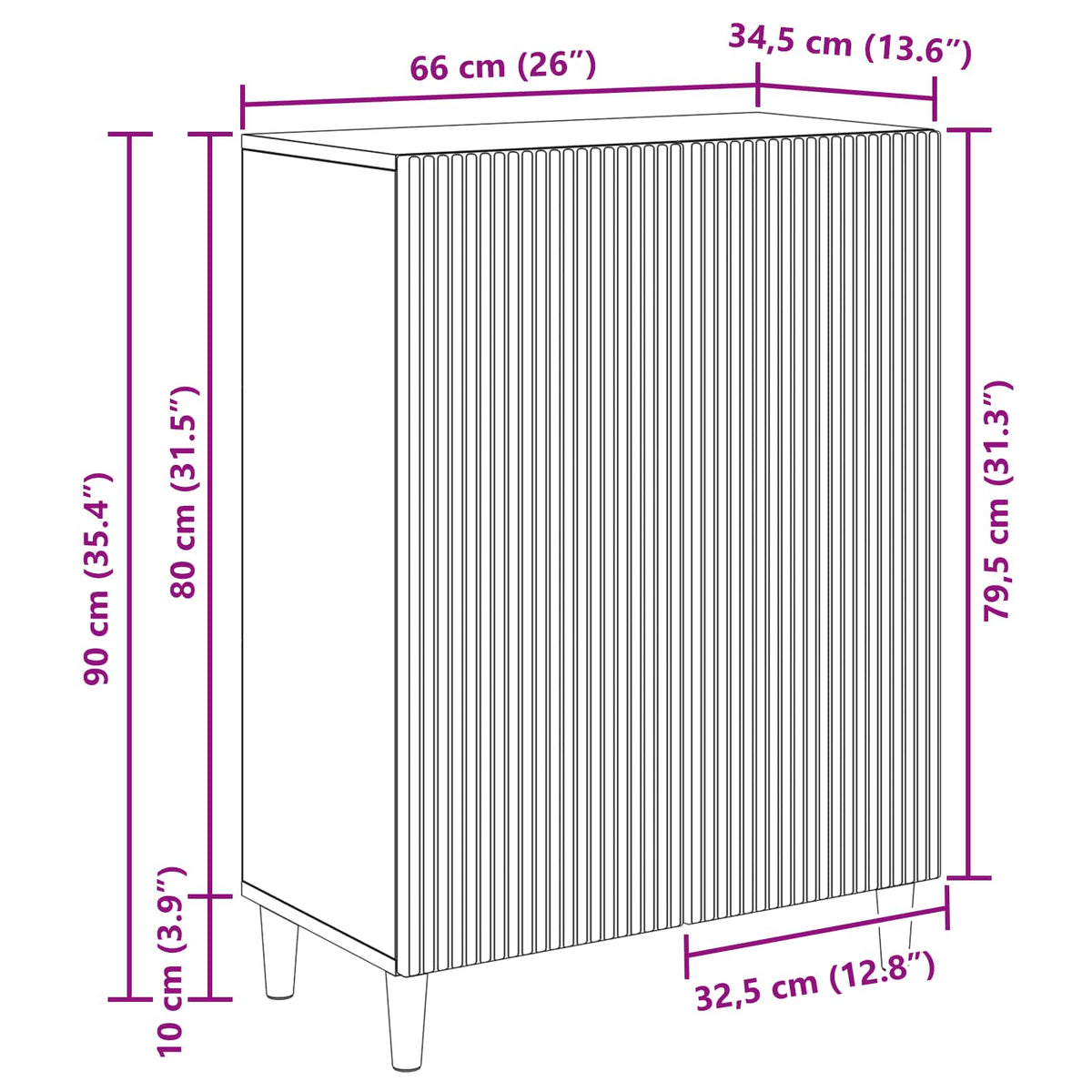 Kreveta Staro drvo 66 x 34,5 x 90 cm Konstruirano drvo