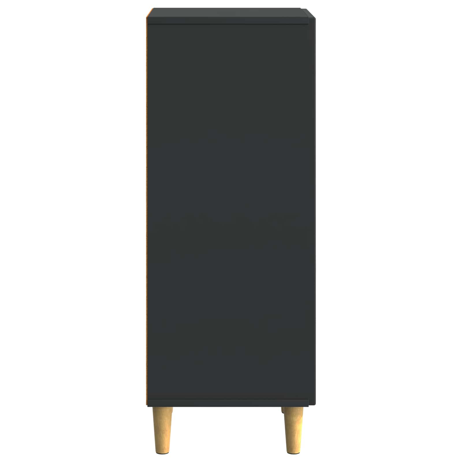 Kreveta Crna 33 x 34,5 x 90 cm Konstruirano drvo
