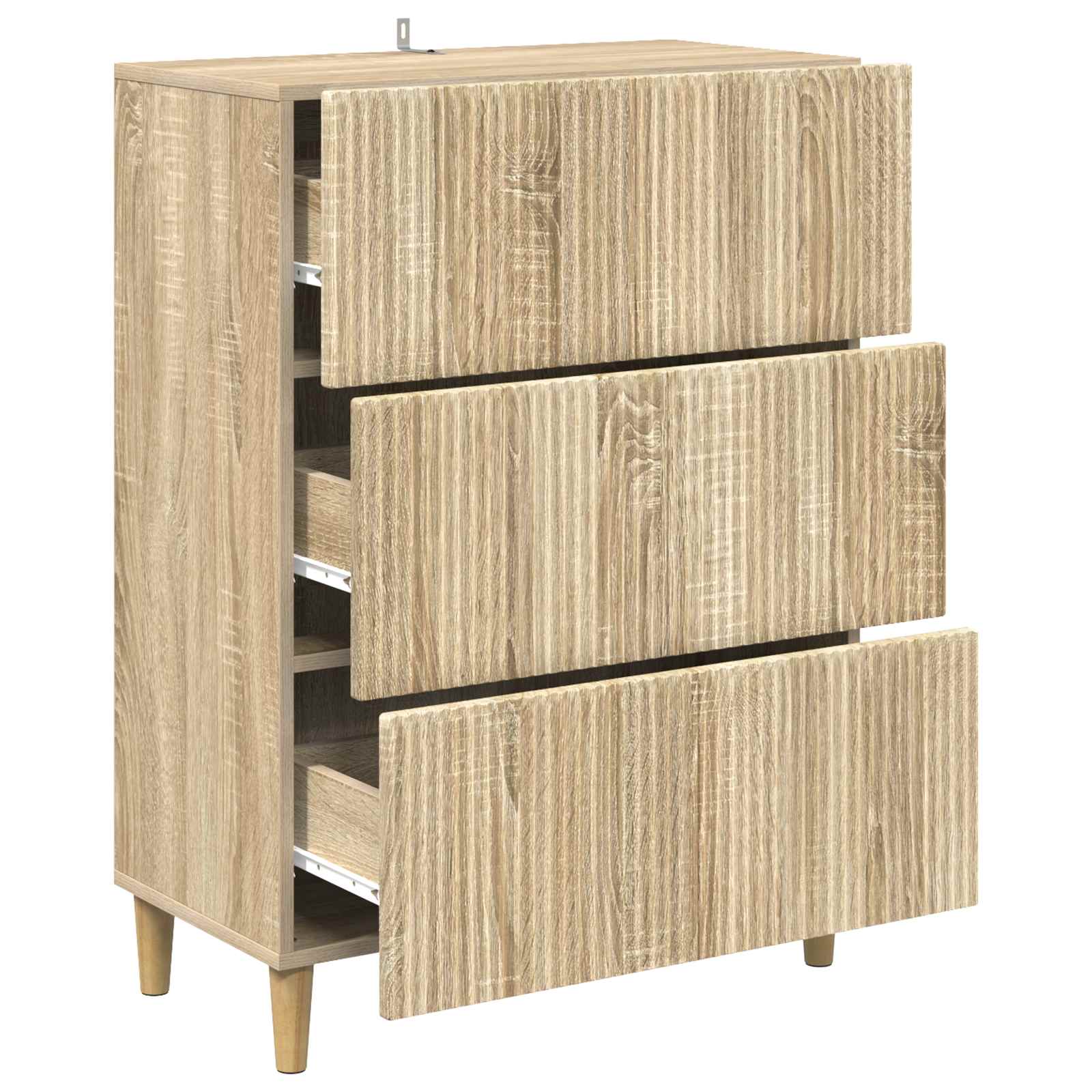Ormar s ladicama Hrast sonoma 66 x 34,5 x 90 cm