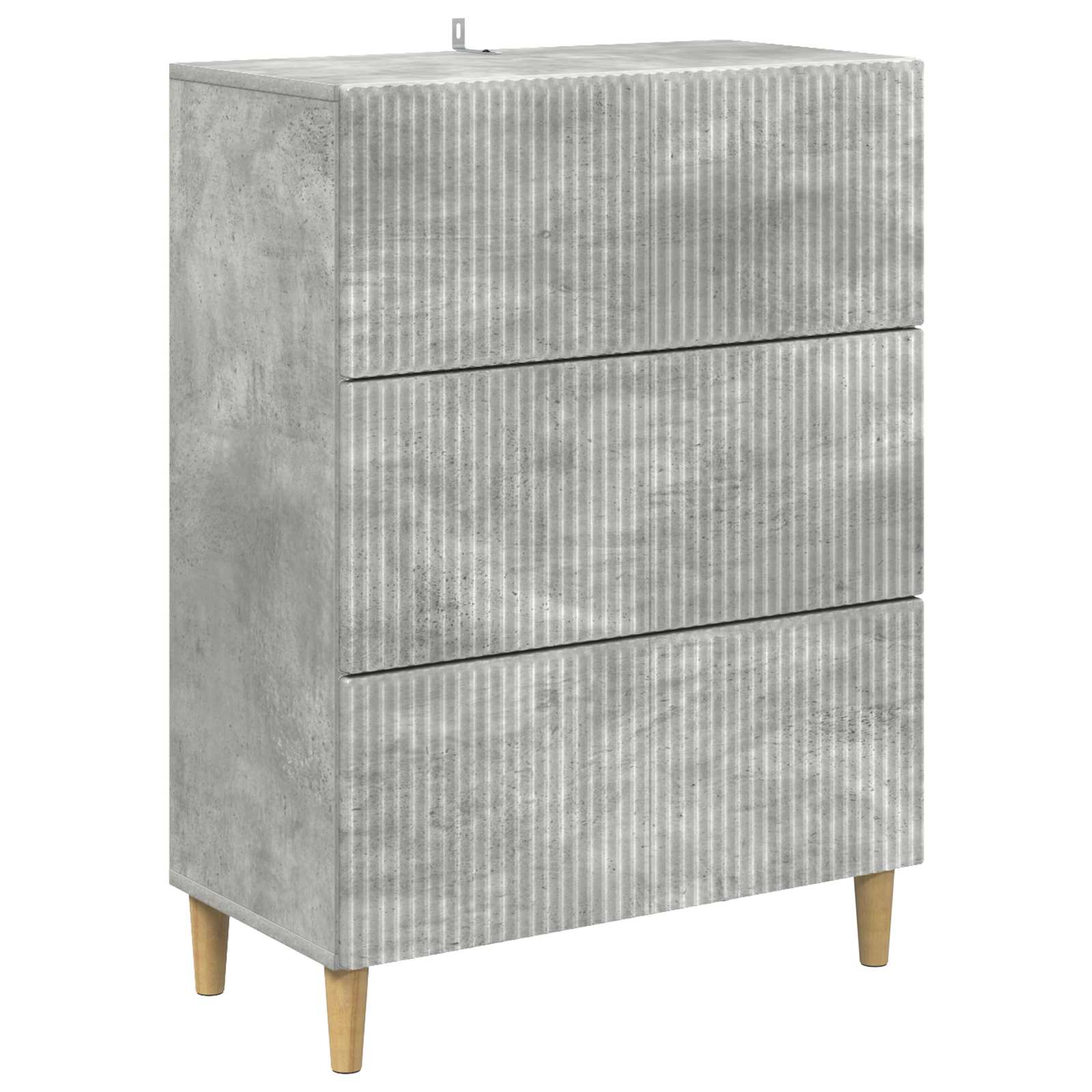 Ormar s ladicama Betonska siva 66 x 34,5 x 90 cm
