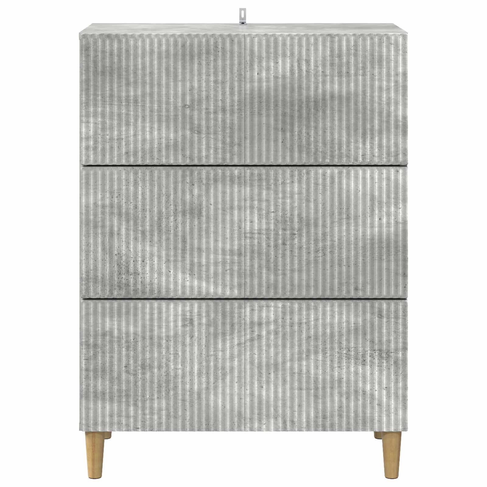 Ormar s ladicama Betonska siva 66 x 34,5 x 90 cm