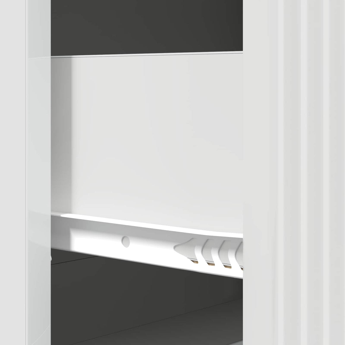 Ormar s ladicama Bijela visokog sjaja 66 x 34,5 x 90 cm