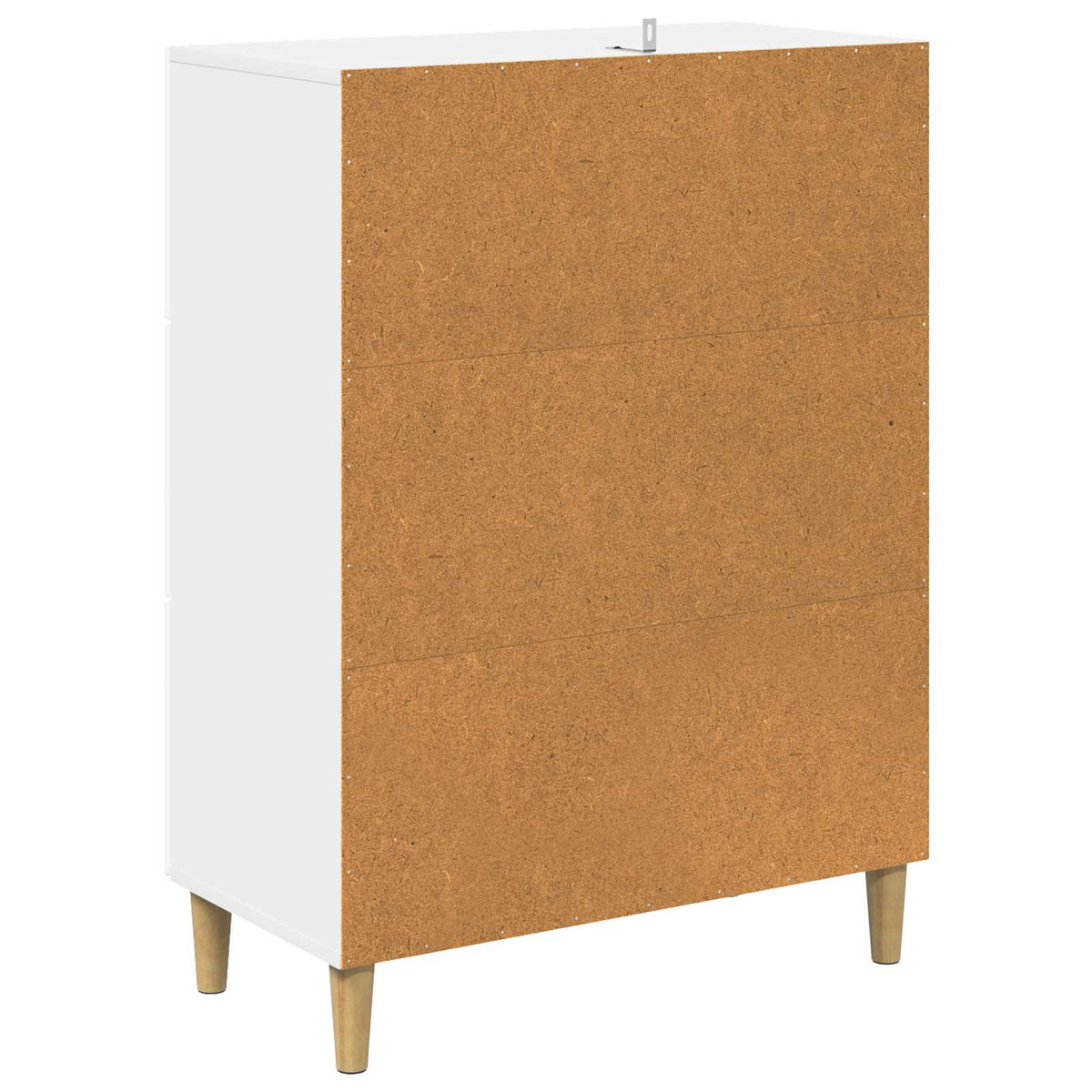 Ormar s ladicama Bijela visokog sjaja 66 x 34,5 x 90 cm