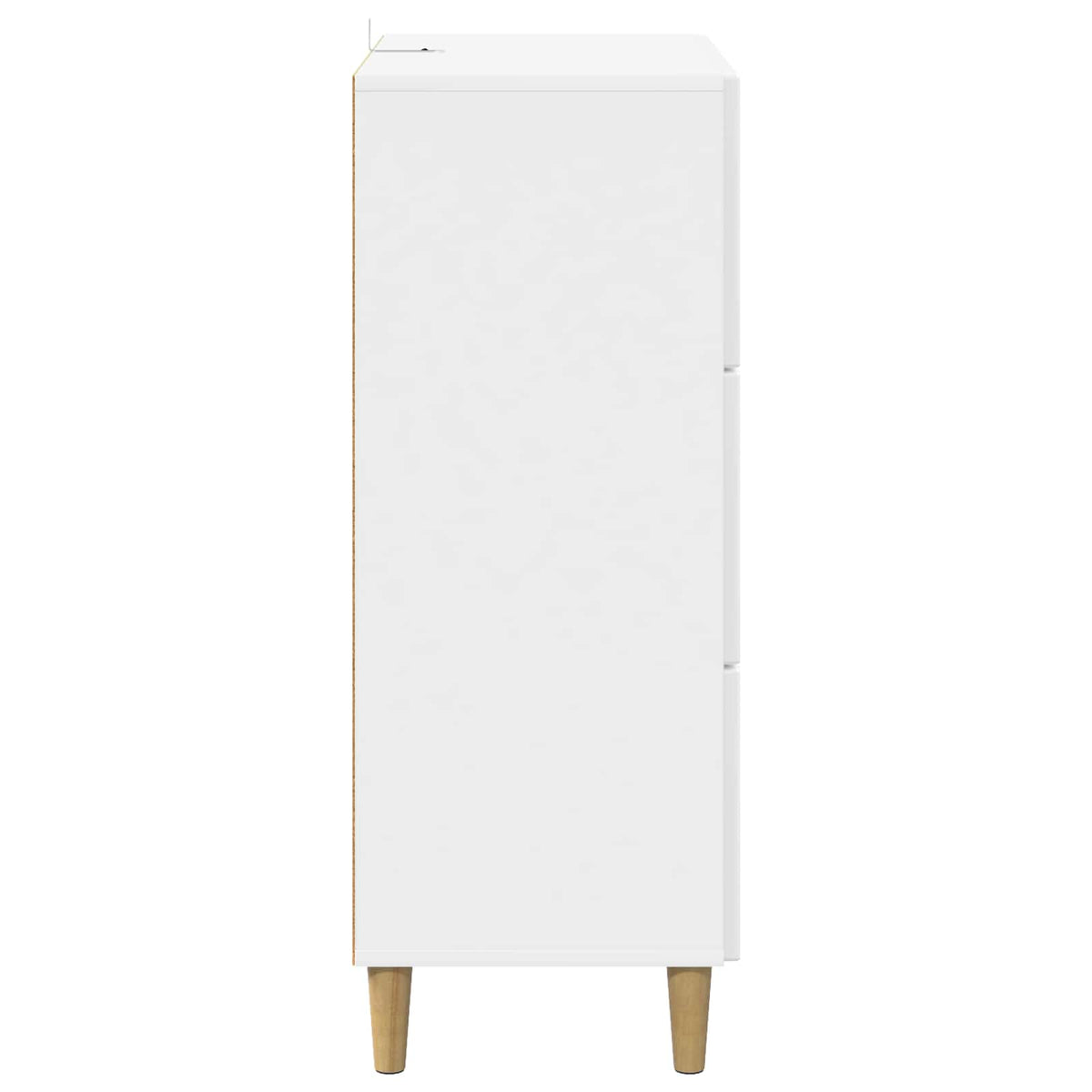 Ormar s ladicama Bijela visokog sjaja 66 x 34,5 x 90 cm
