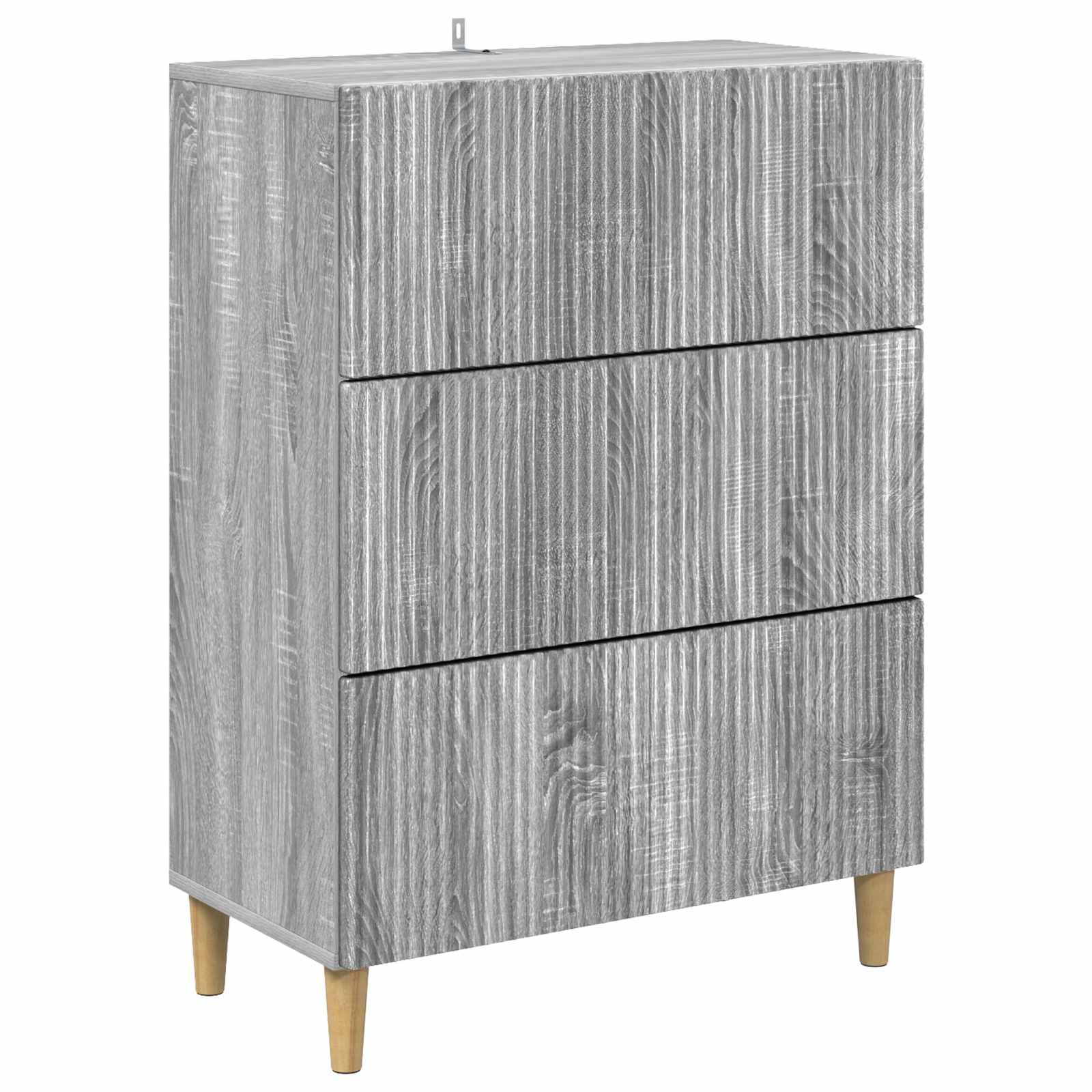 Ormar s ladicama Siva sonoma 66 x 34,5 x 90 cm