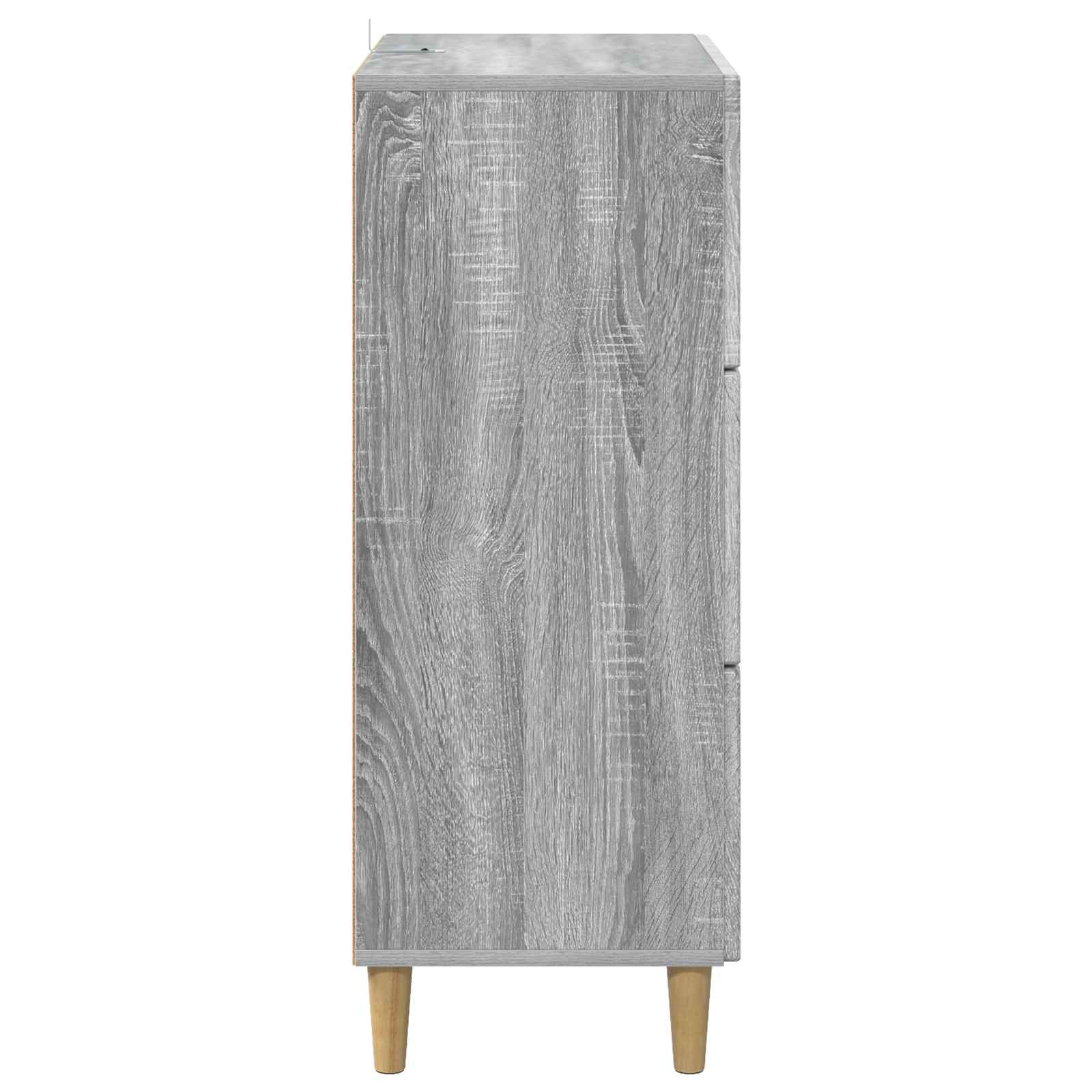 Ormar s ladicama Siva sonoma 66 x 34,5 x 90 cm