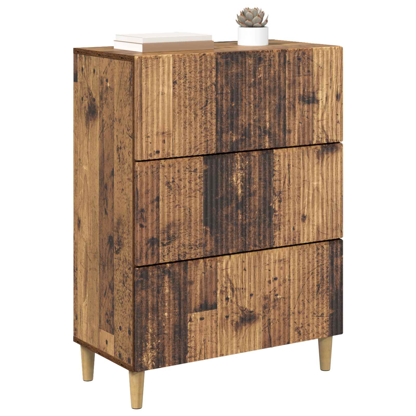 Ormar s ladicama Staro drvo 66 x 34,5 x 90 cm Konstruirano drvo