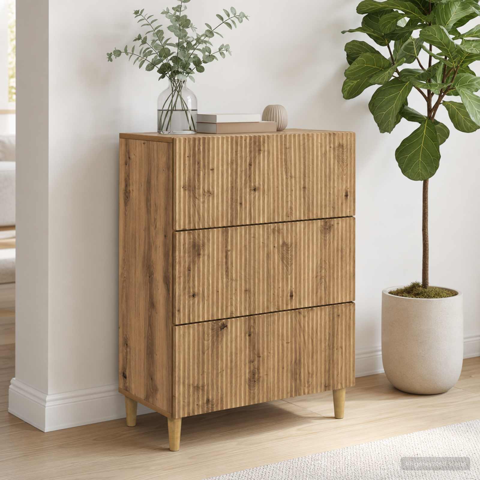 Ormar s ladicama 66 x 34,5 x 90 cm Konstruirano drvo