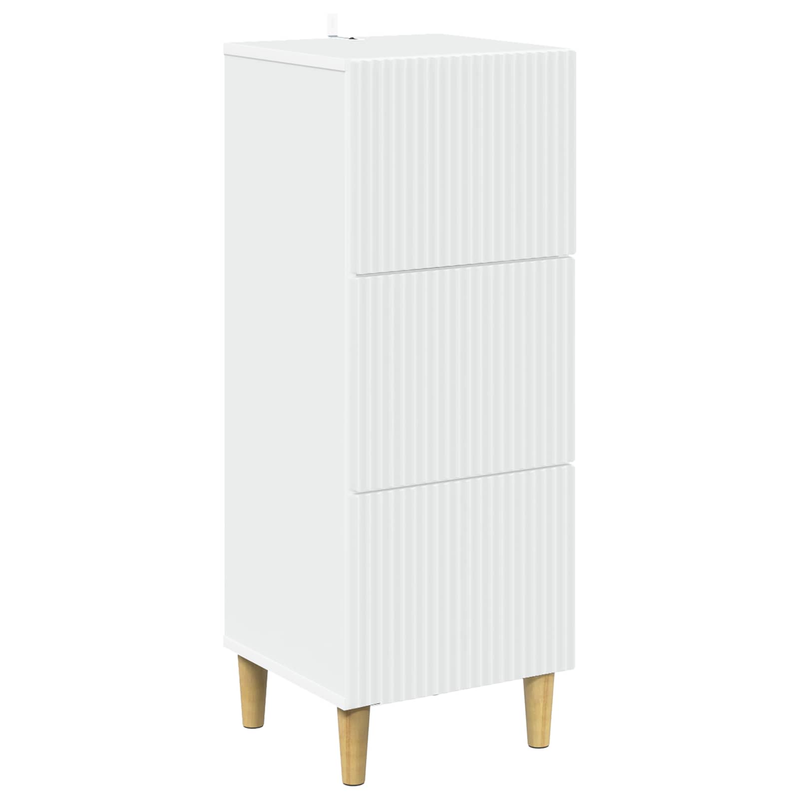 Ormar s ladicama Bijela 33 x 34,5 x 90 cm Konstruirano drvo