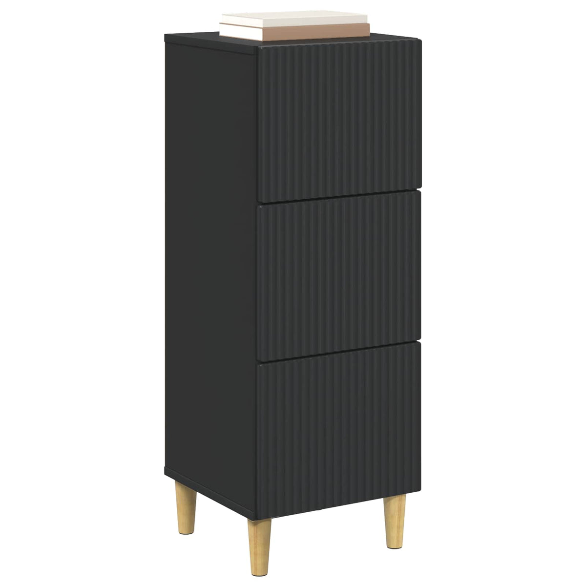Ormar s ladicama Crna 33 x 34,5 x 90 cm Konstruirano drvo