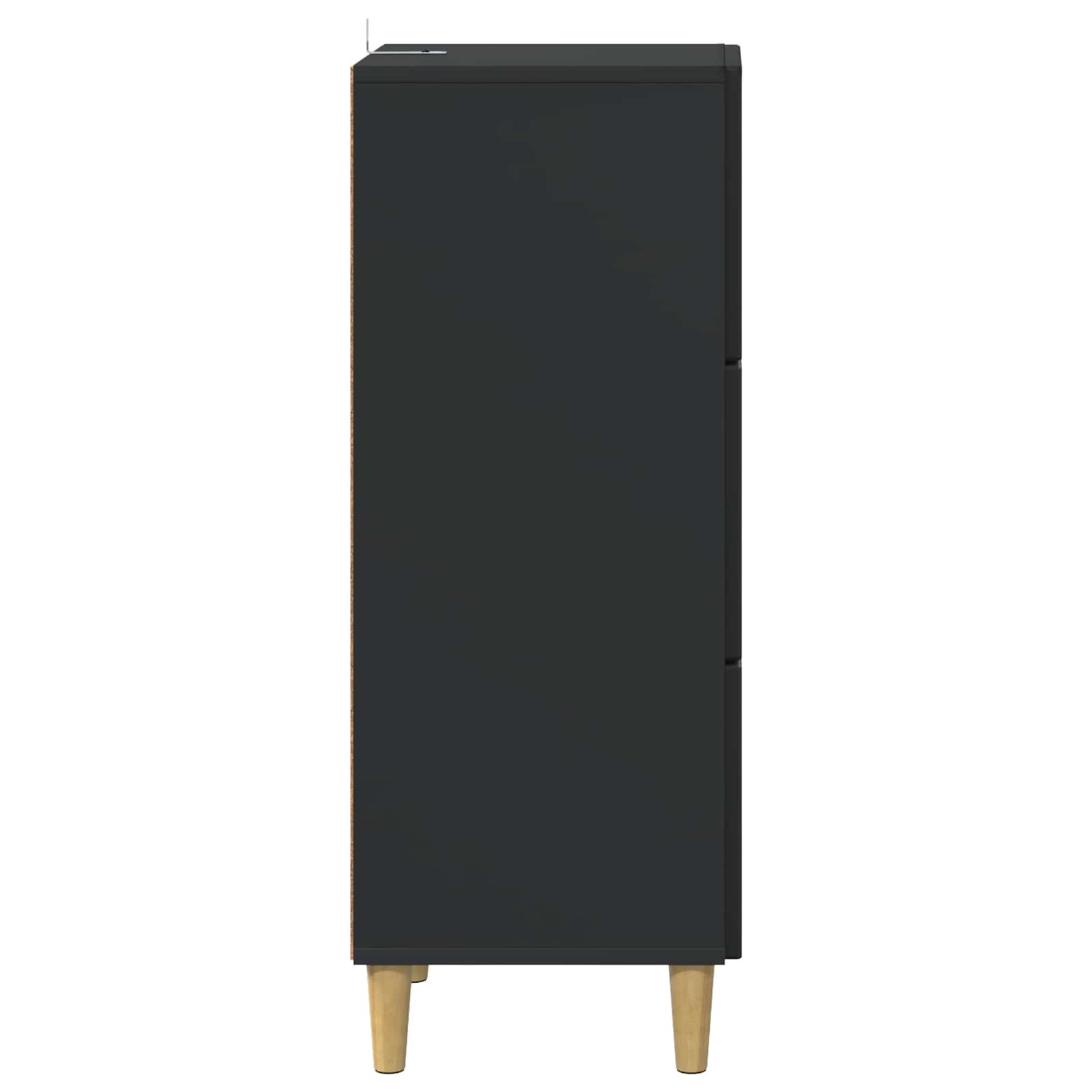 Ormar s ladicama Crna 33 x 34,5 x 90 cm Konstruirano drvo