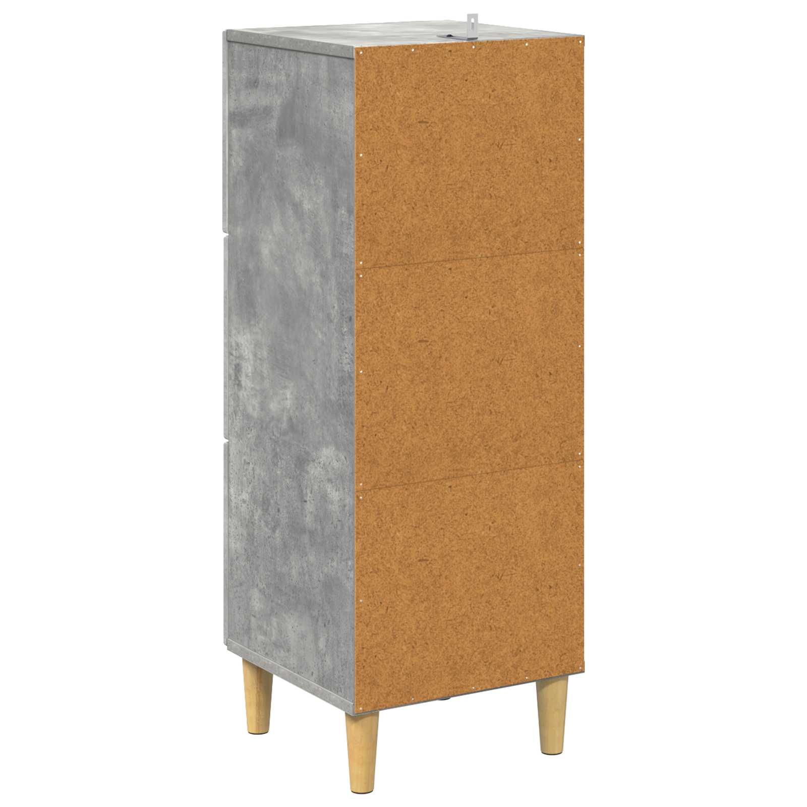 Ormar s ladicama Betonska siva 33 x 34,5 x 90 cm