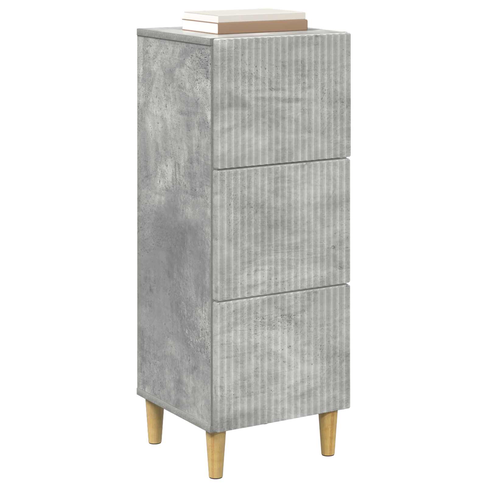 Ormar s ladicama Betonska siva 33 x 34,5 x 90 cm
