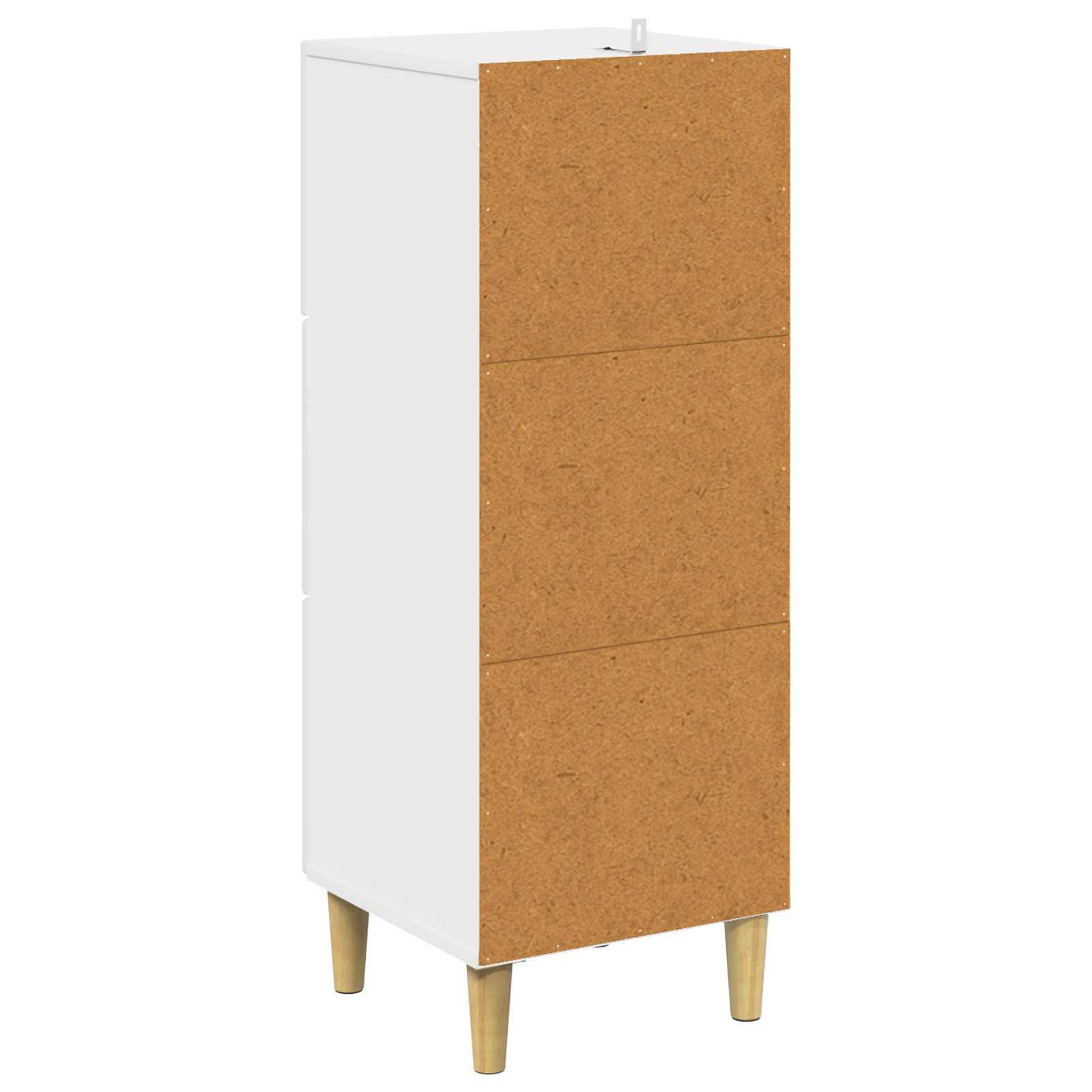 Ormar s ladicama Bijela visokog sjaja 33 x 34,5 x 90 cm