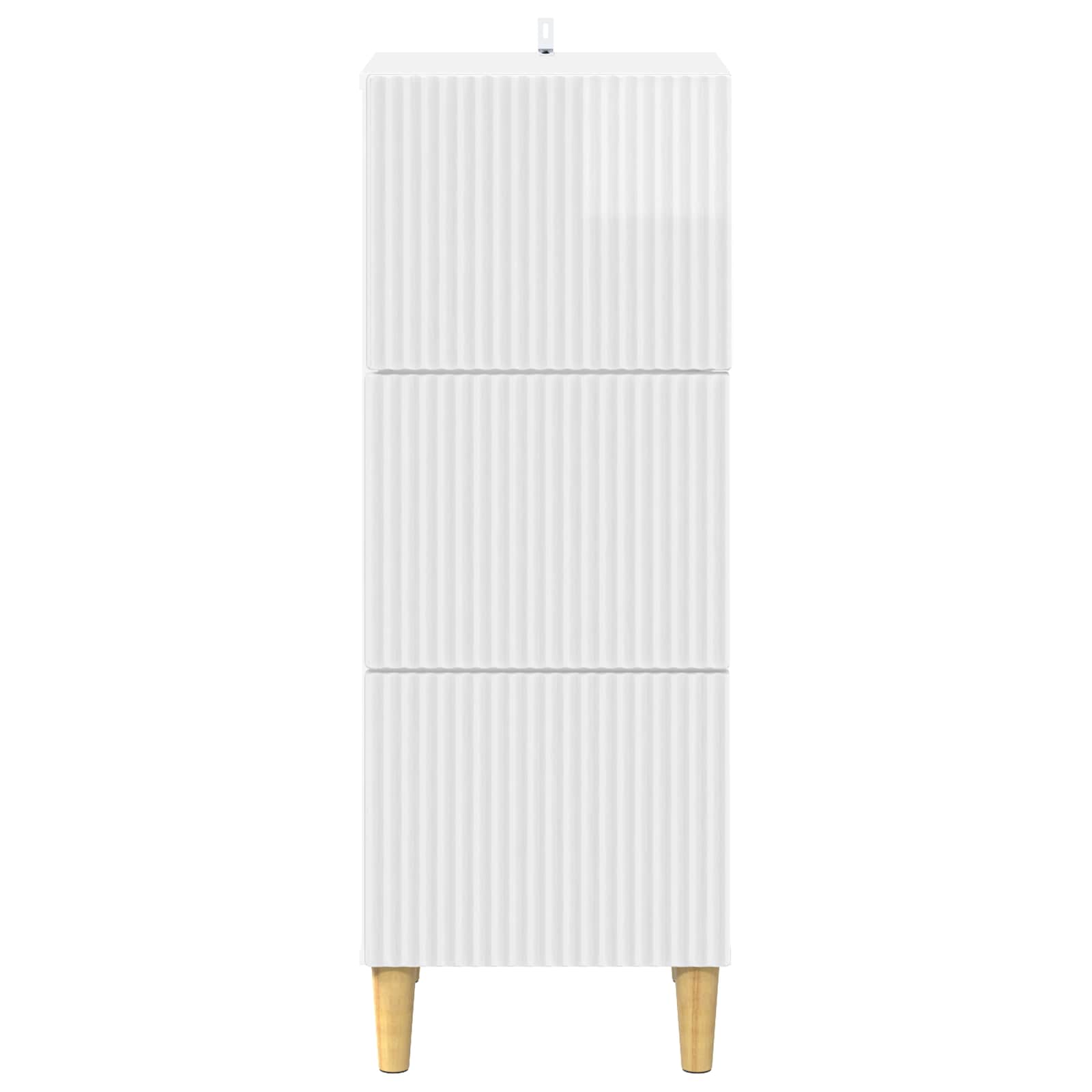 Ormar s ladicama Bijela visokog sjaja 33 x 34,5 x 90 cm