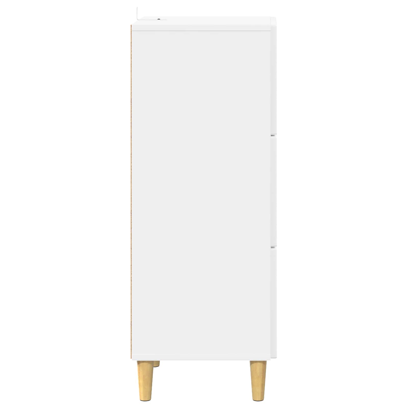 Ormar s ladicama Bijela visokog sjaja 33 x 34,5 x 90 cm