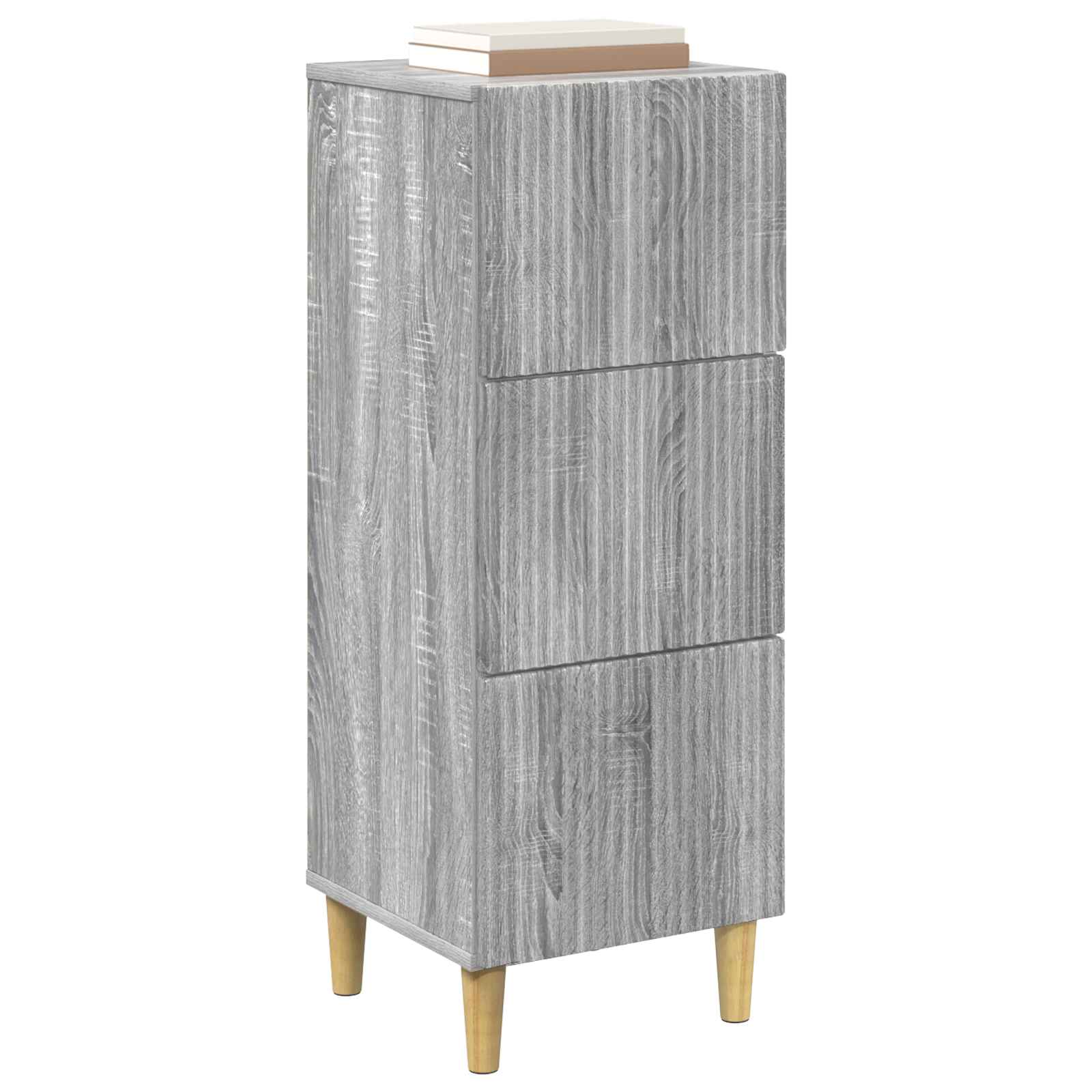 Ormar s ladicama Siva sonoma 33 x 34,5 x 90 cm