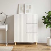 Kreveta s ladicama Bijela visokog sjaja 66 x 34,5 x 90 cm