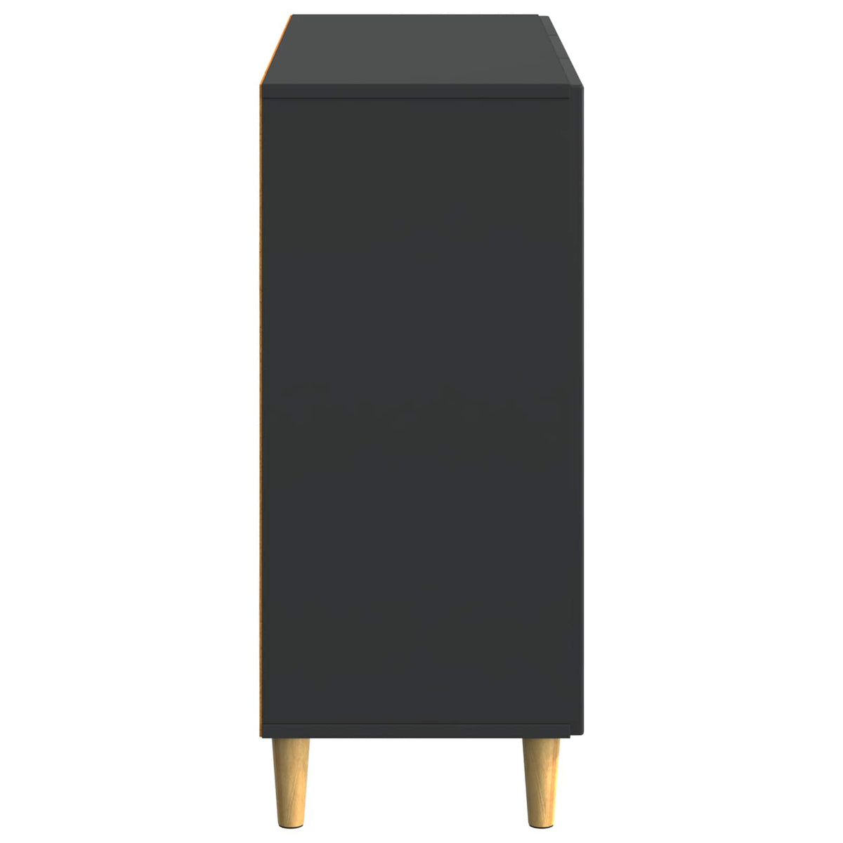 Kreveta Crna 89 x 34,5 x 80 cm Konstruirano drvo